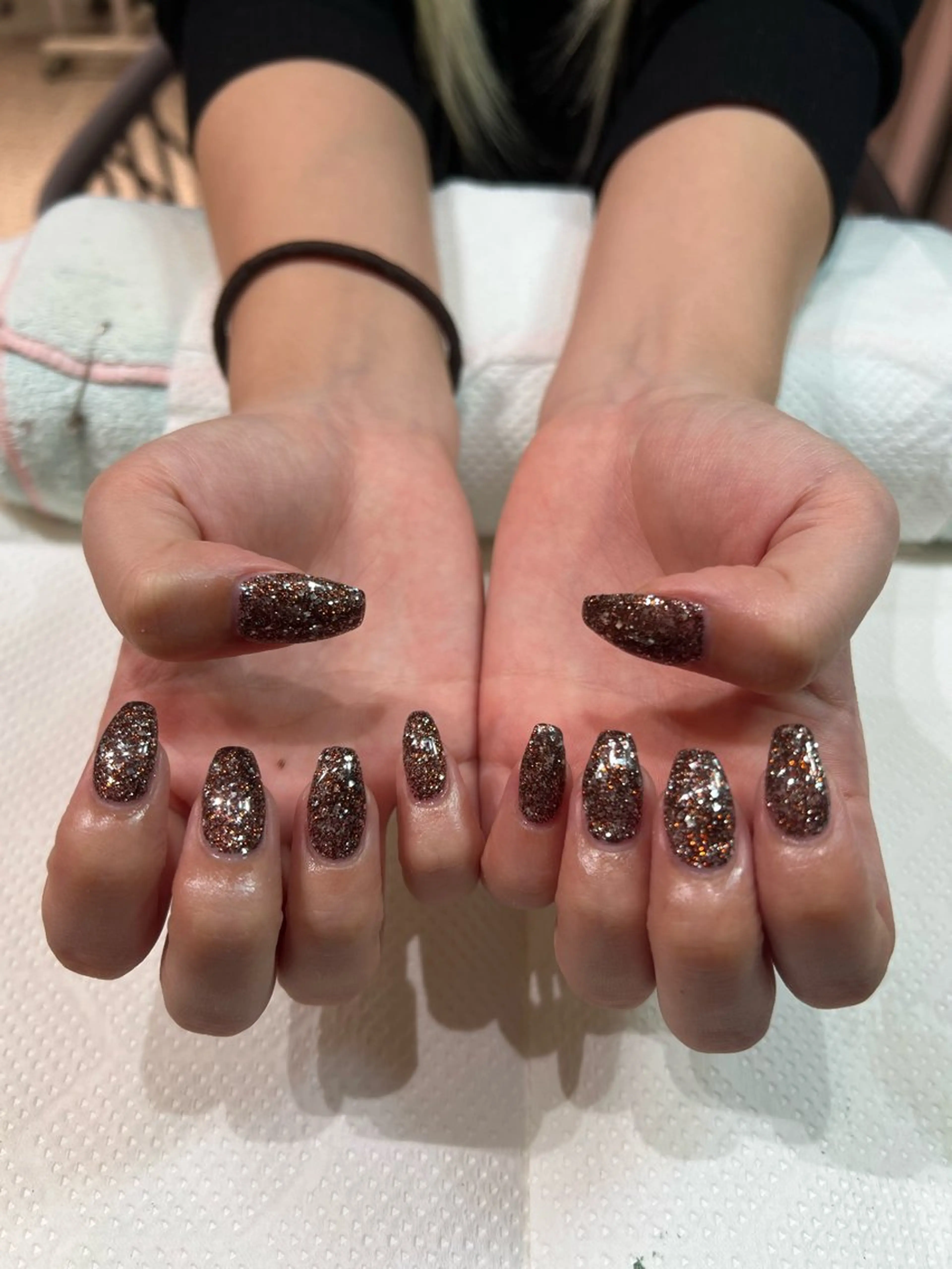 ネイル ラメ(グリッター) ワンカラーネイル Roy心斎橋 ISHIKAWAのネイルデザイン