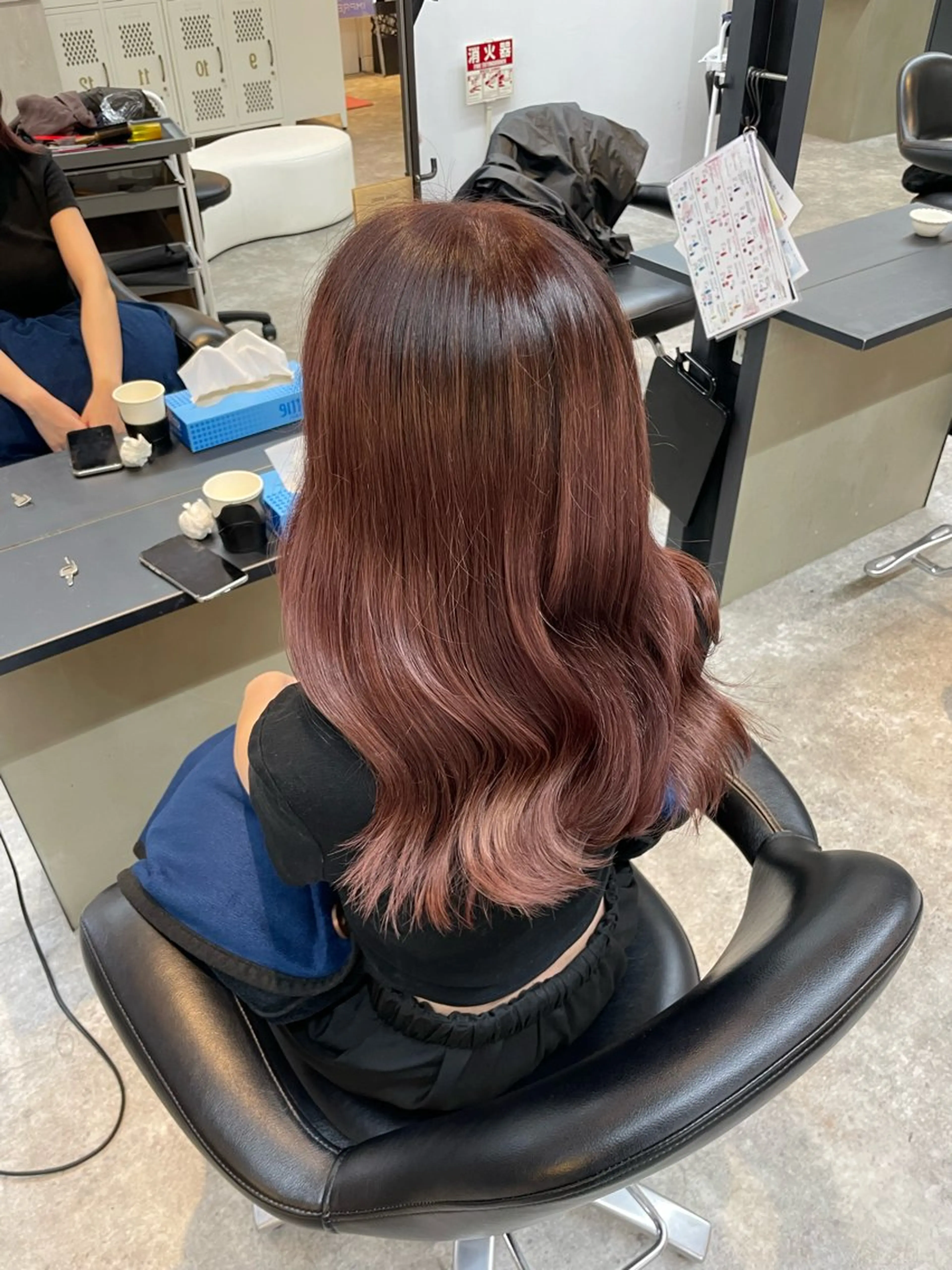 セミロング 柳田 光のヘアスタイル