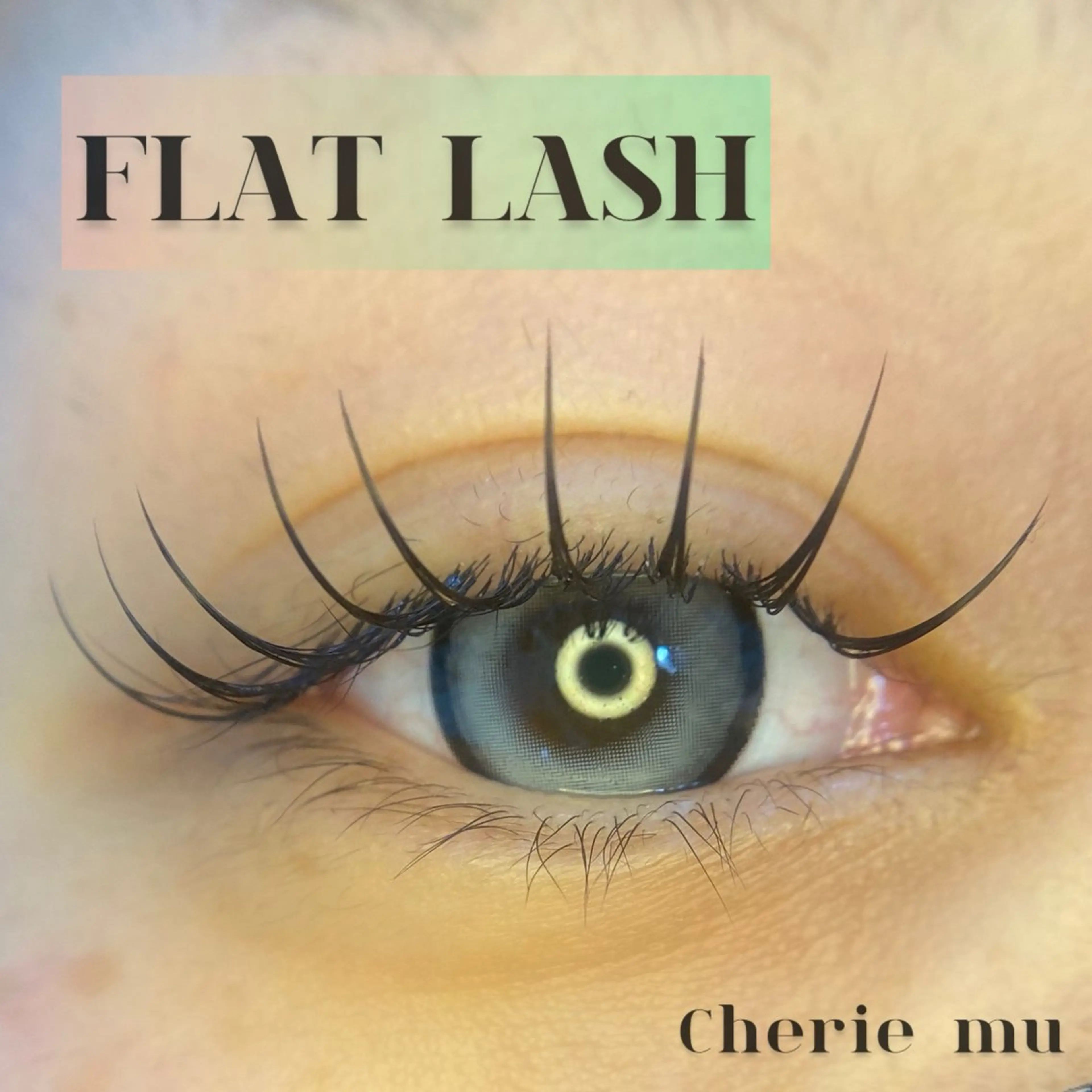 🤍フラットラッシュ120本の写真