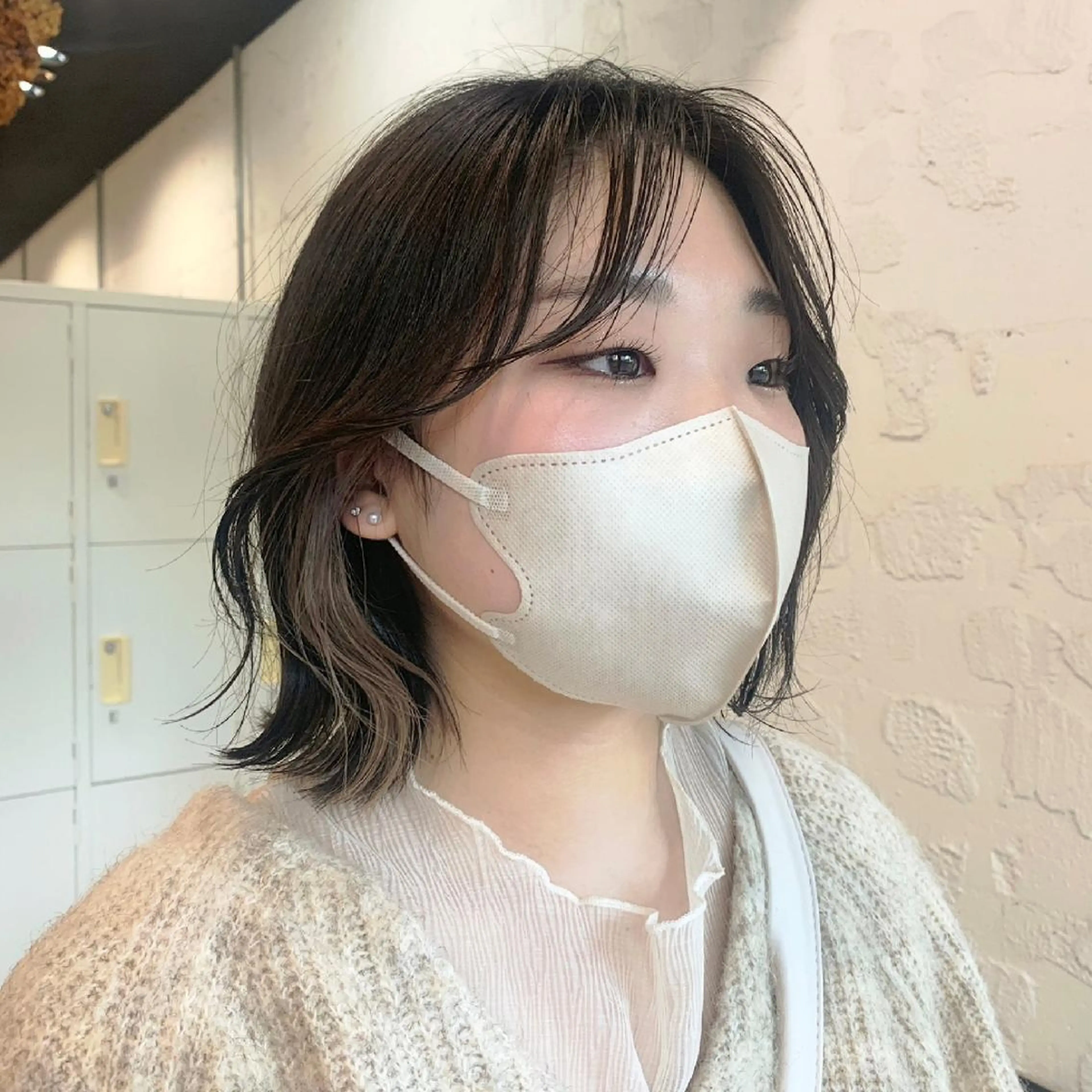 カット＋イヤリングカラー＋トリートメントの写真