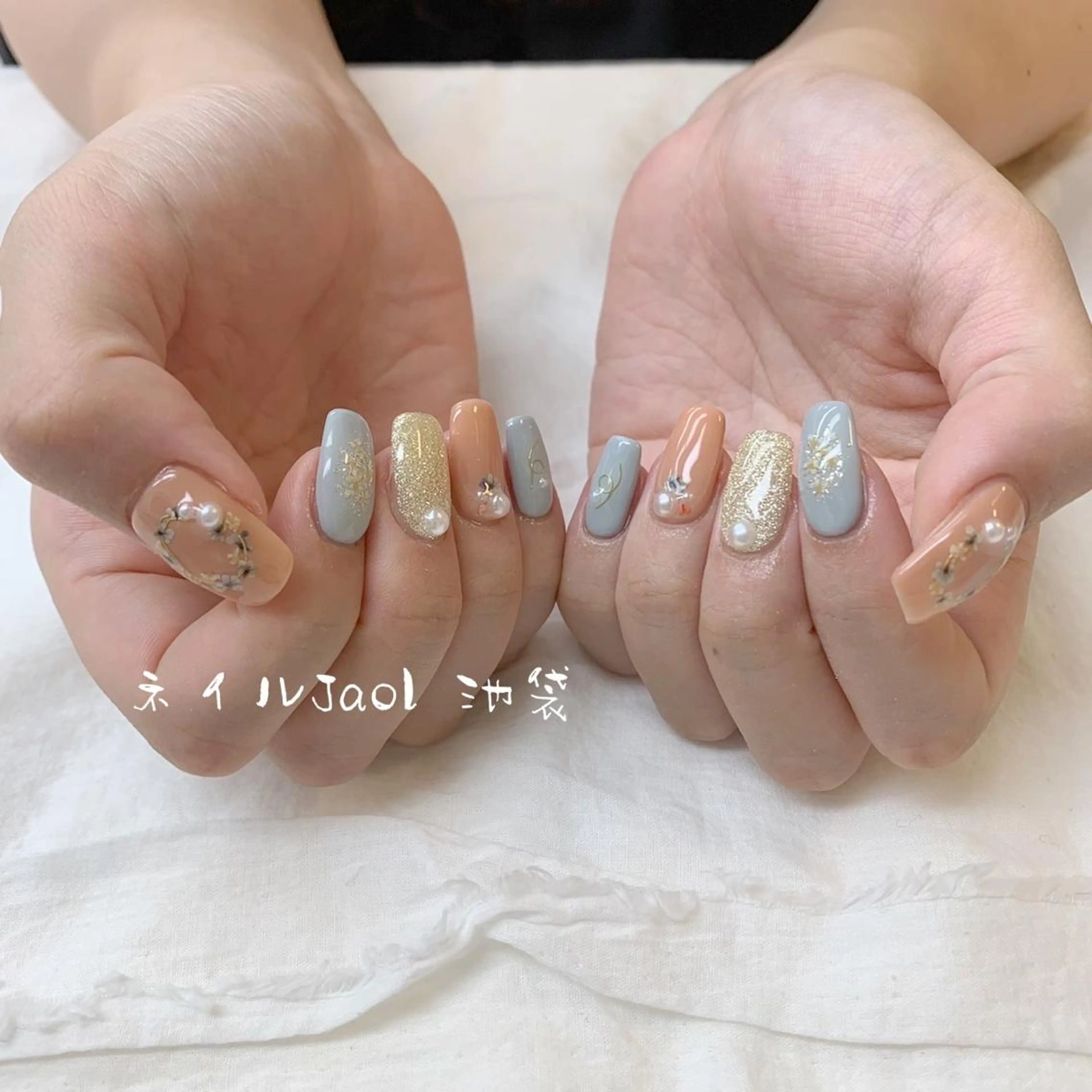 ミディアム ネイルJaol 池袋のネイルデザイン