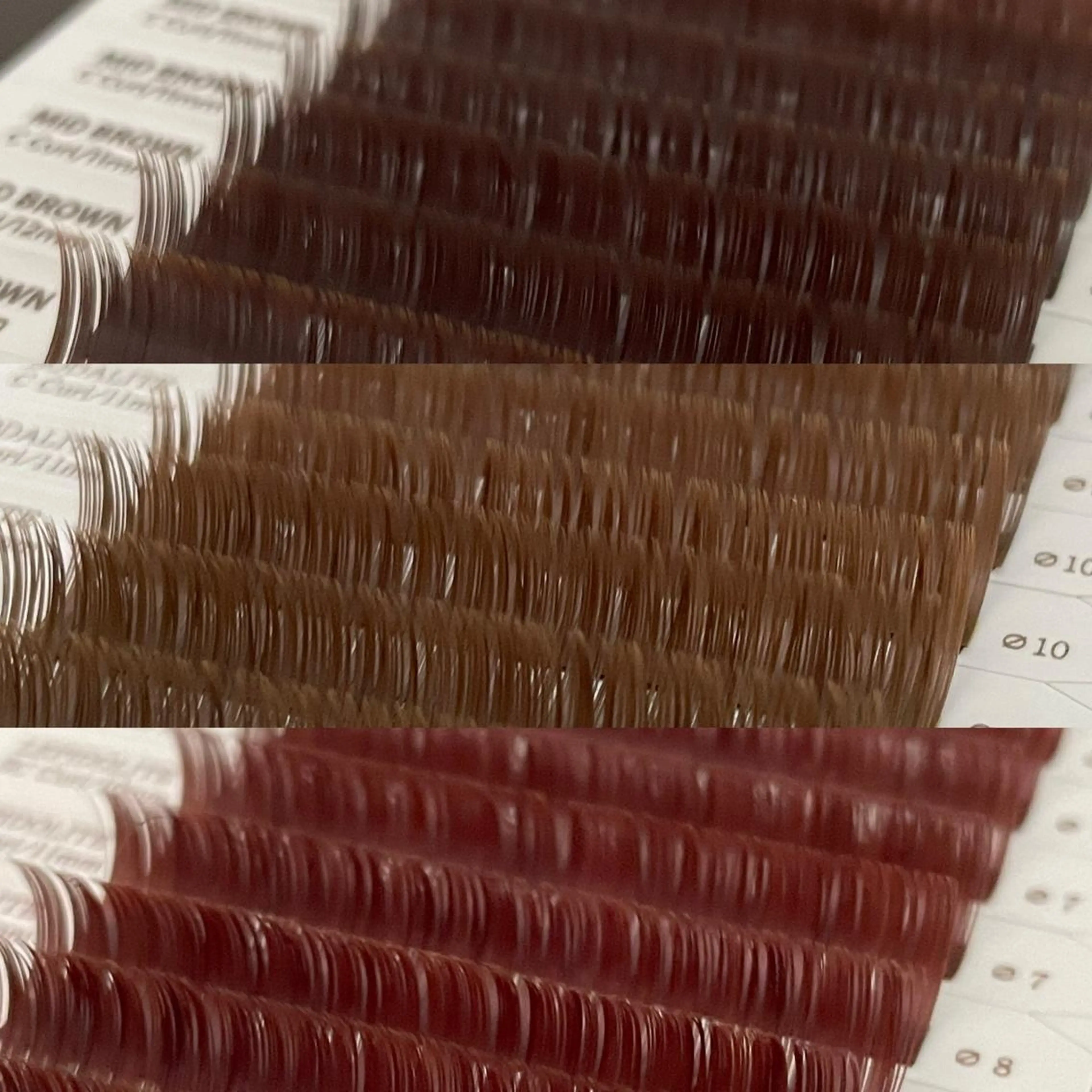 マツエク・マツパ カラーマツエク フラットラッシュ EmmA eyelashの眉毛・アイブロウイメージ