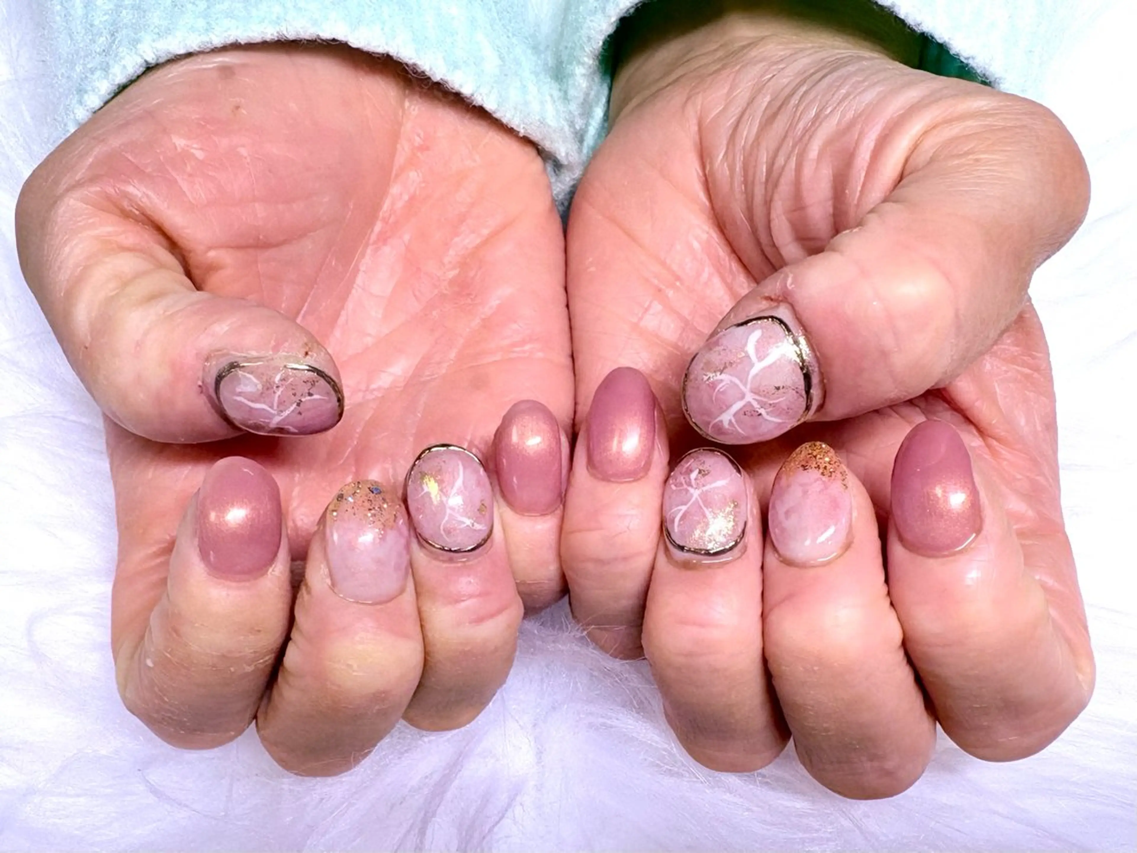 ネイル 春ネイル ハンドネイル Nailsalon Dahliaのネイルデザイン