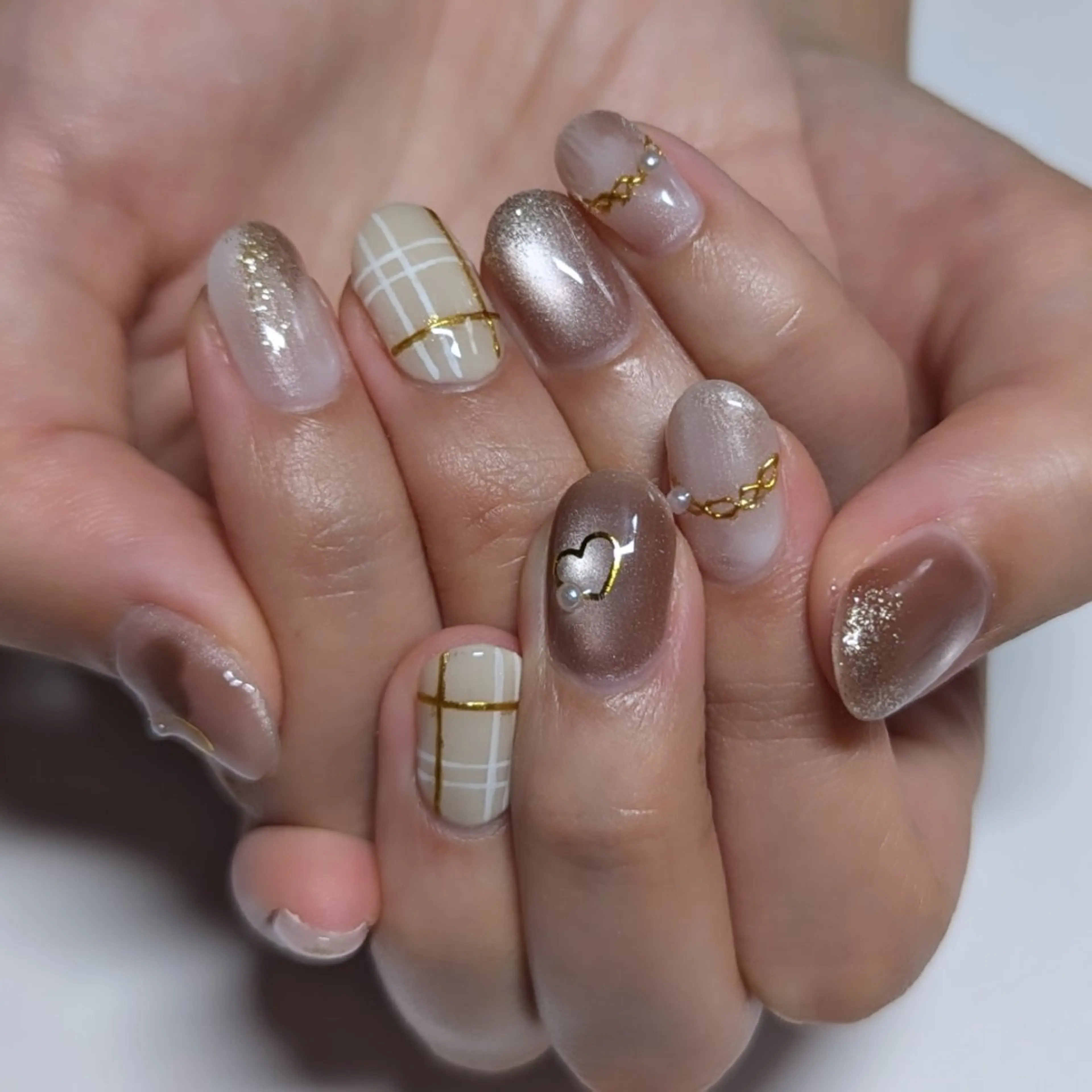 ネイル 長さ出し ハンドネイル ☆ KANON☆のネイルデザイン