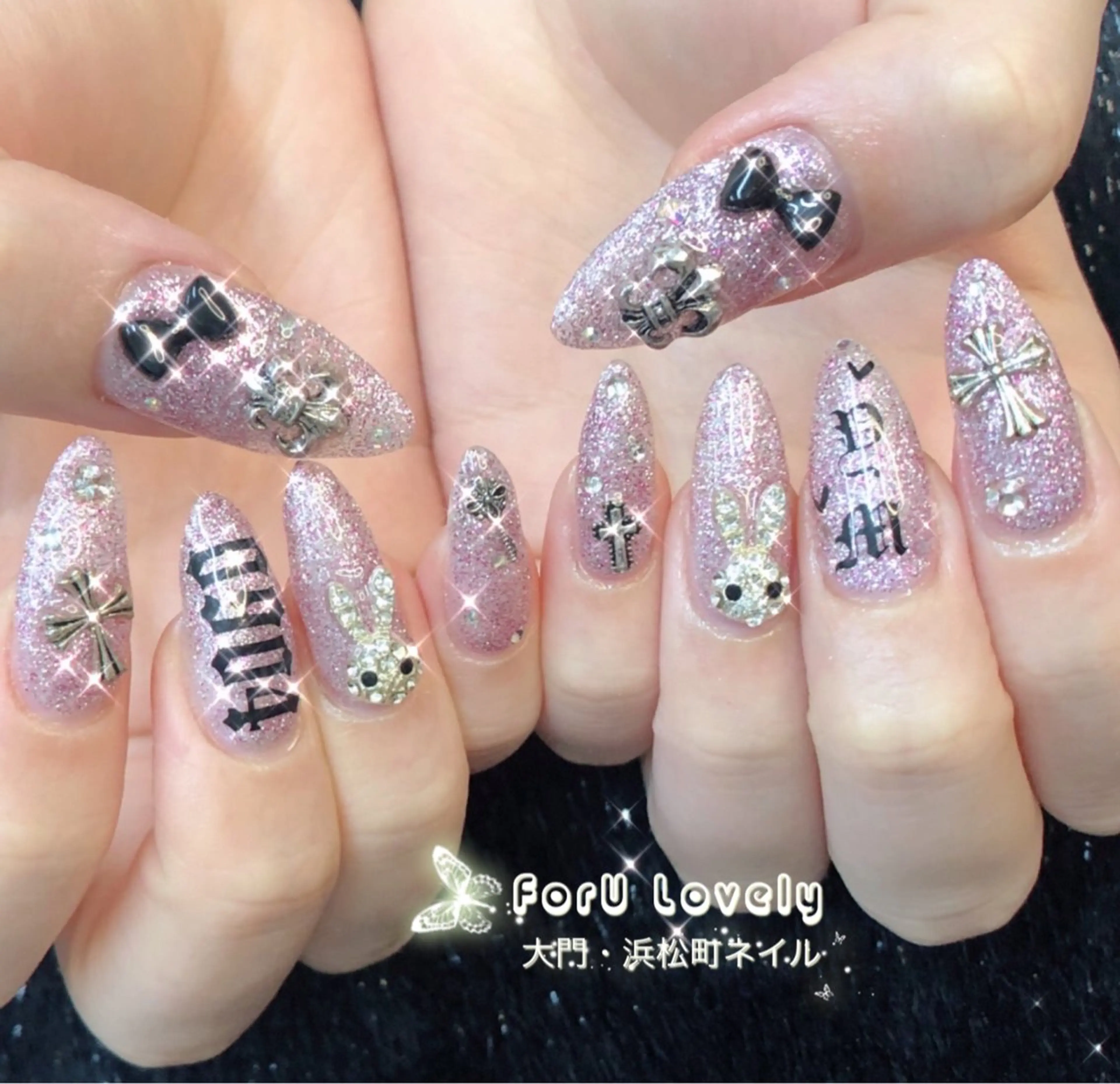 ネイル べっ甲ネイル 長さ出し フレンチネイル ジェルネイル 韓国ネイル ハンドネイル ハンドケア 大門浜松町 ネイルのネイルデザイン