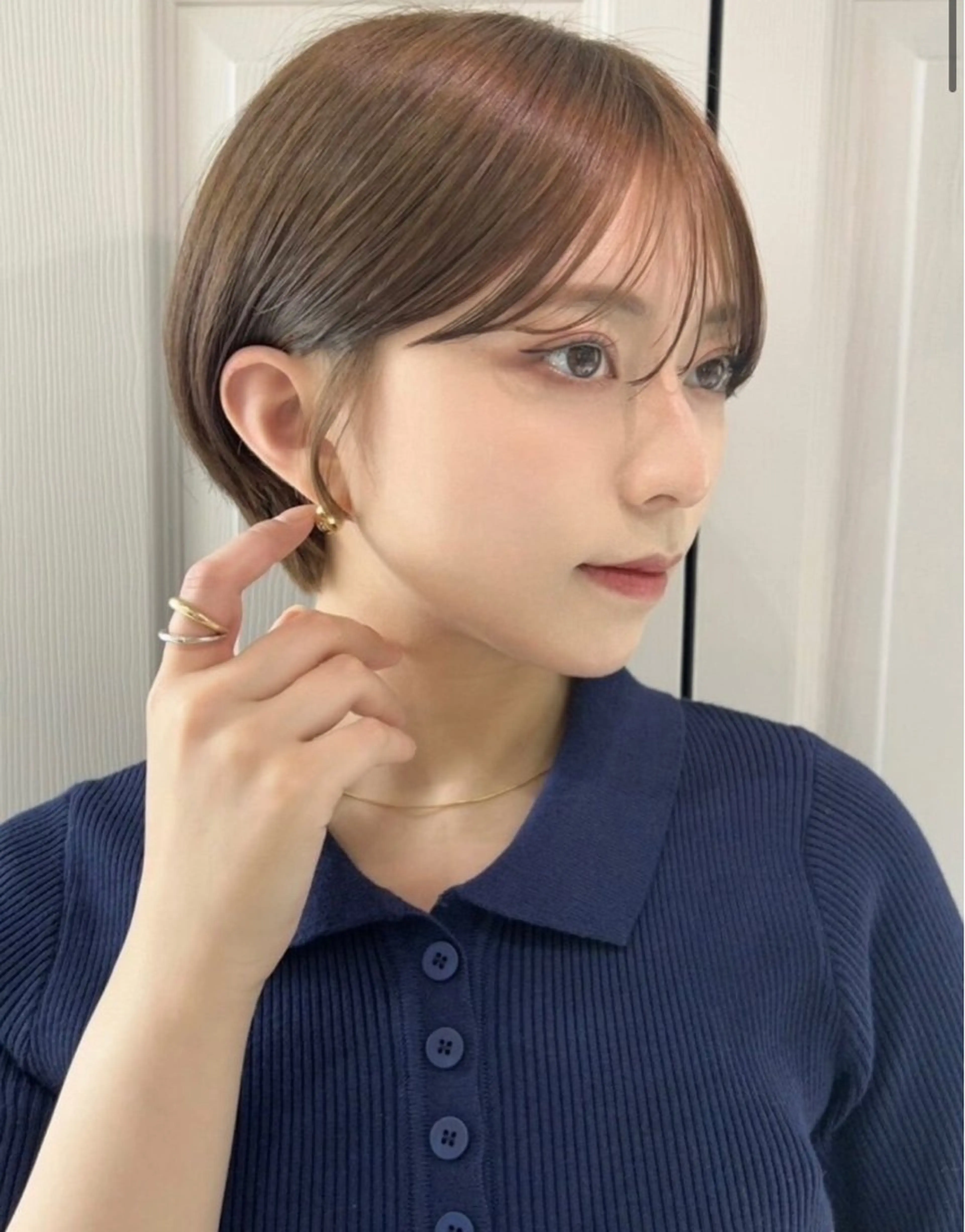 【髪にまとまりが欲しい方!♥】カット+ケアカラー+髪質改善トリートメント🩷 Refaファインバブル付き!の写真