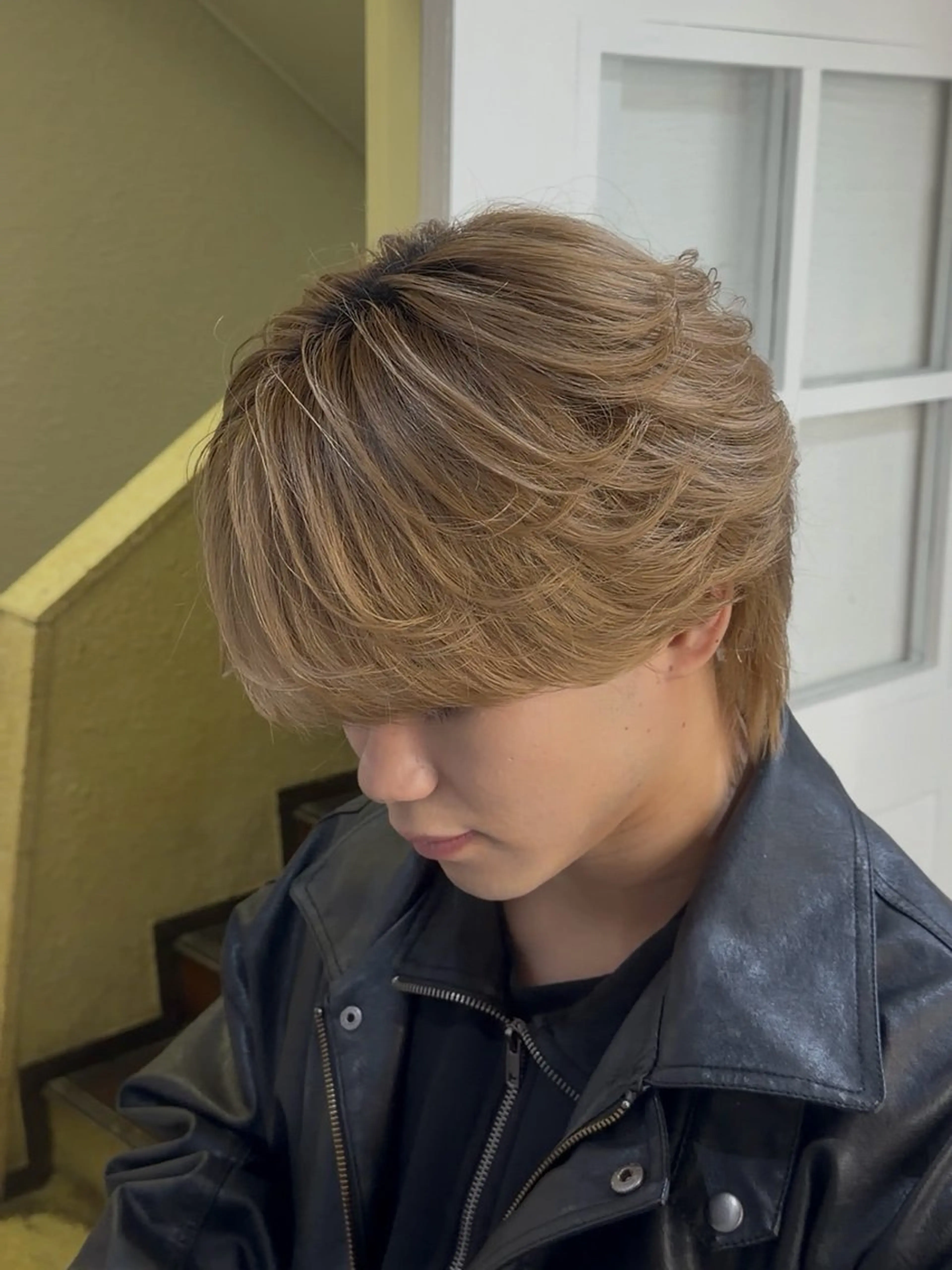 ミディアム メンズ カット メンズ専門 星雅哉のヘアスタイル