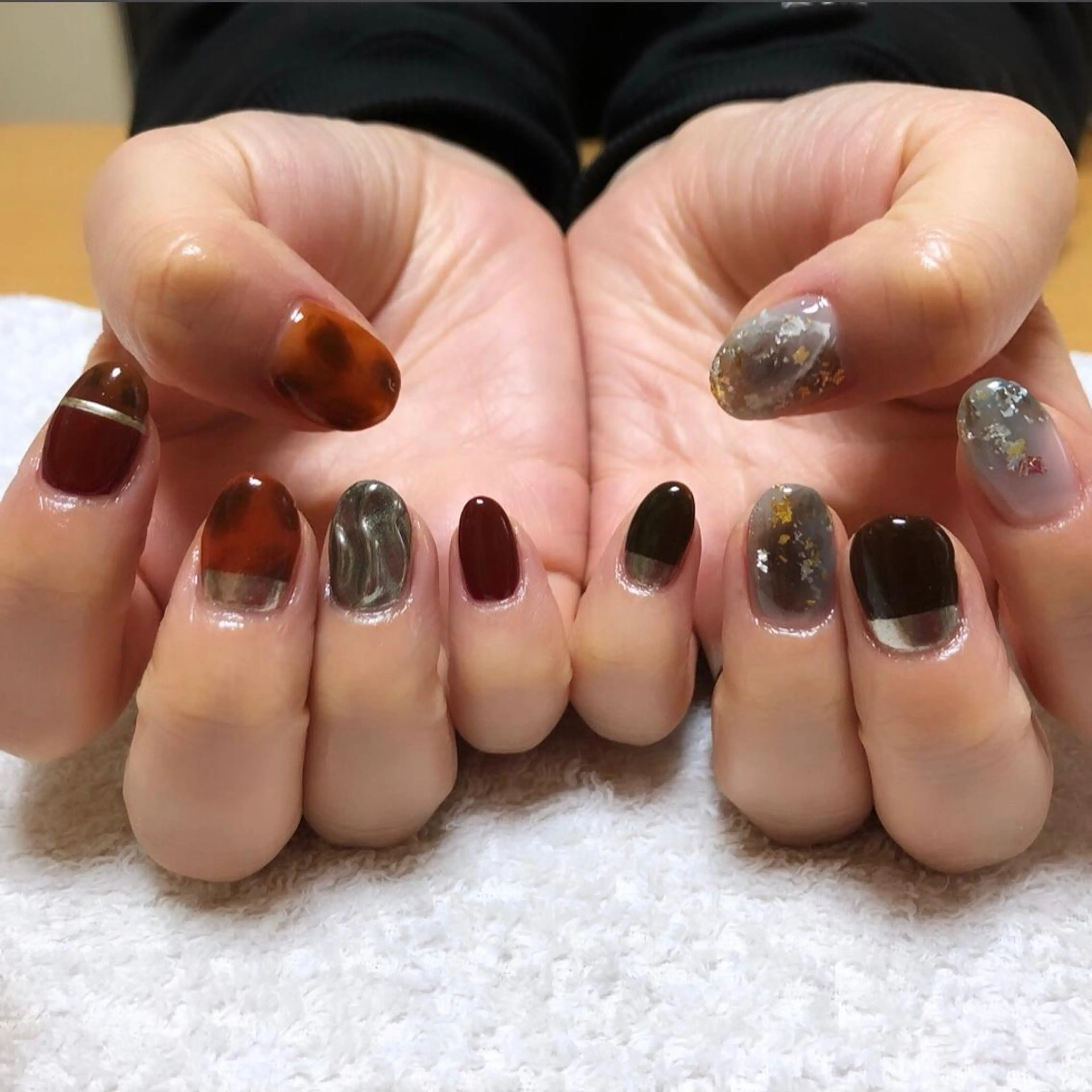 ネイル ハンドネイル private_ salon.Leaのネイルデザイン