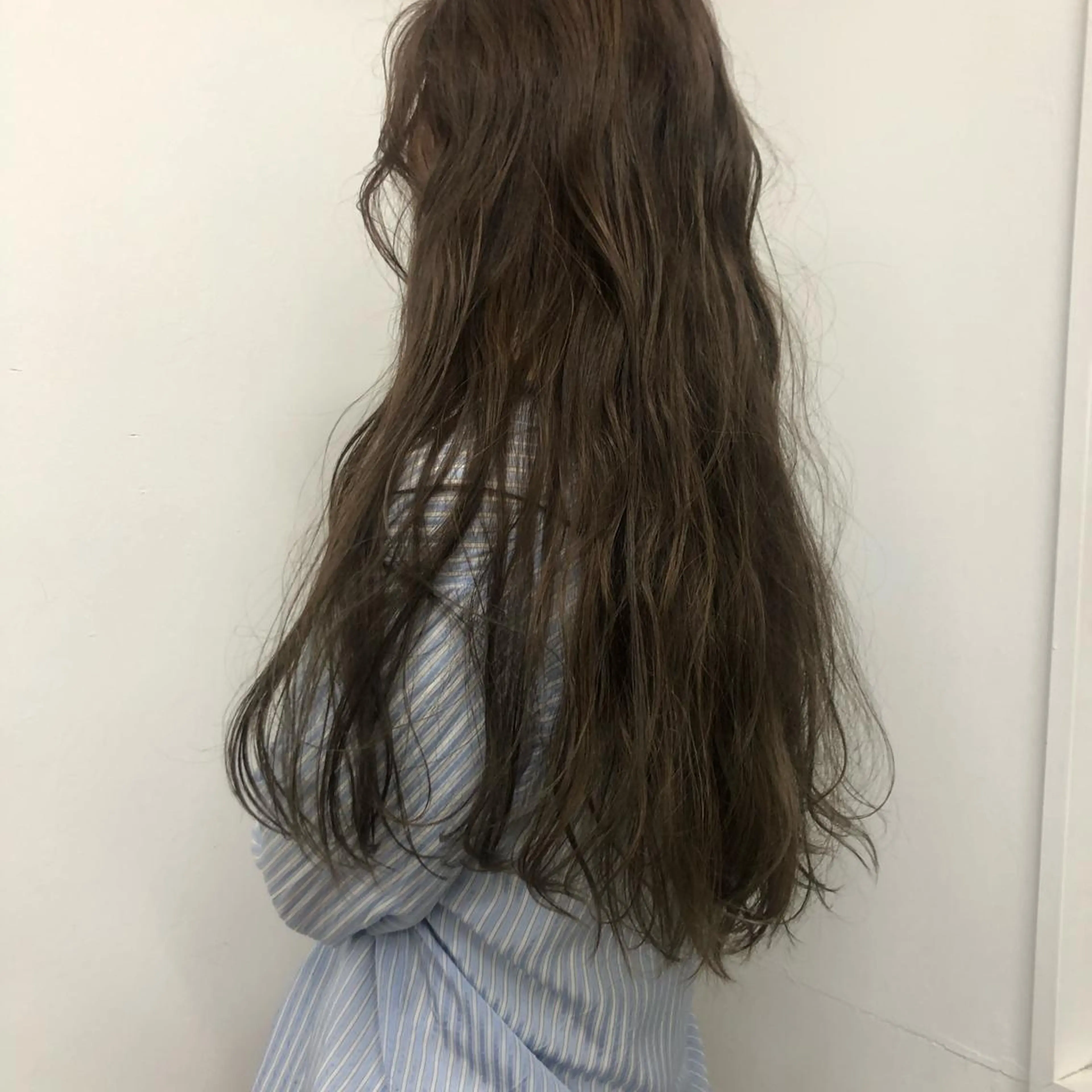 ロング カラー グレージュ ピンクカラー ニュアンスヘア🌔 nanakoのヘアスタイル