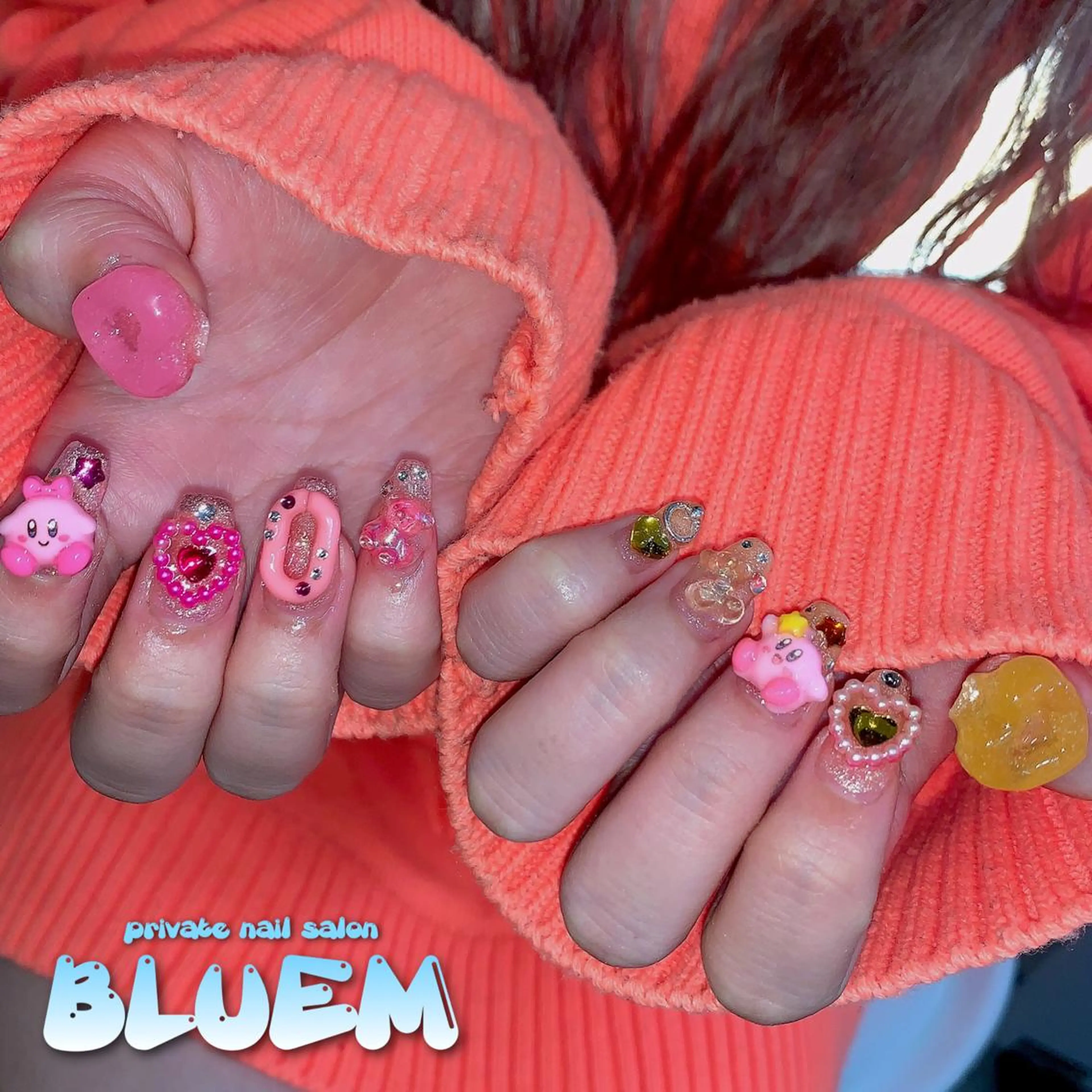 ネイル ハンドネイル BLUEM なな🐶のネイルデザイン