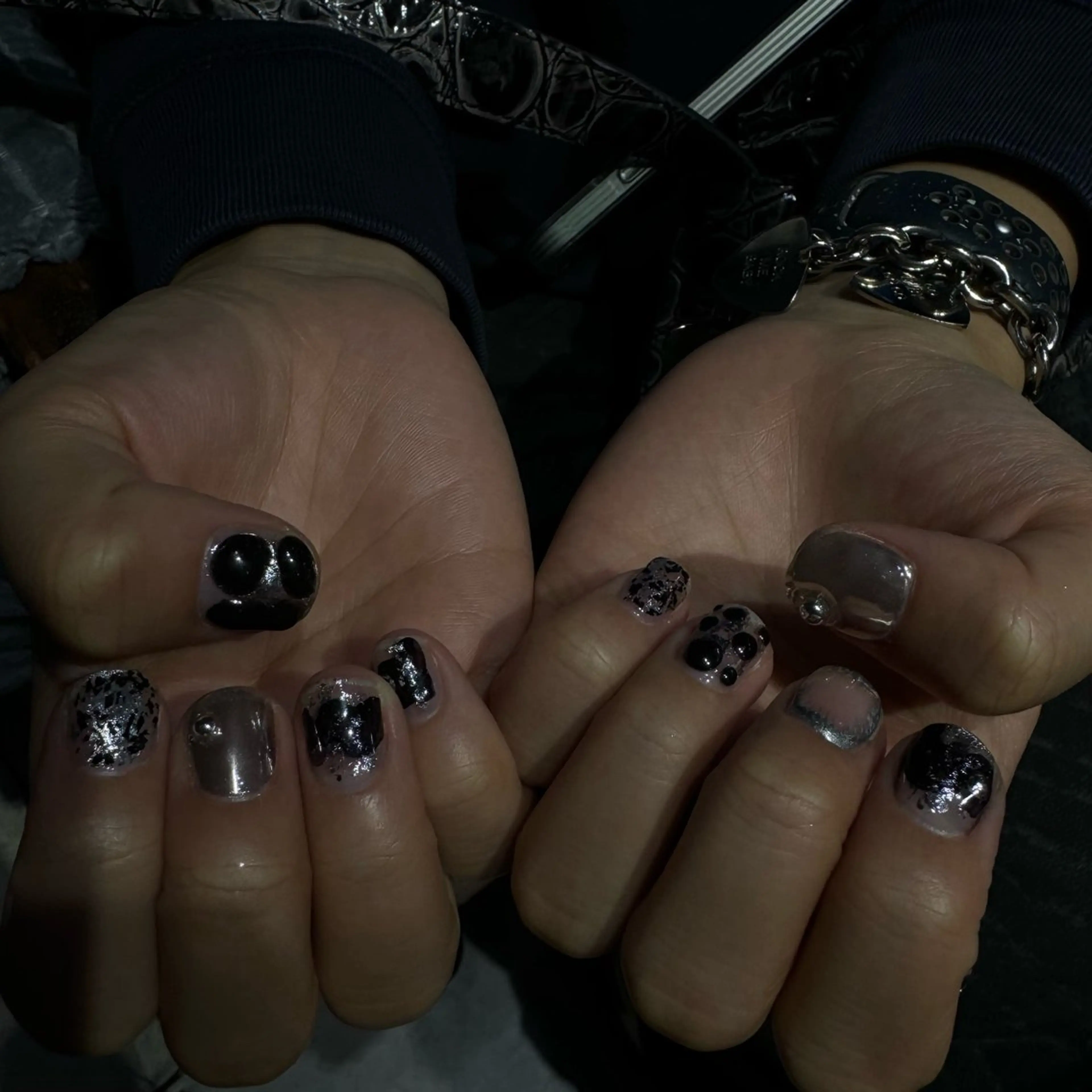 ショート ゆびノさき茨木店 ニュアンス/アートのネイルデザイン