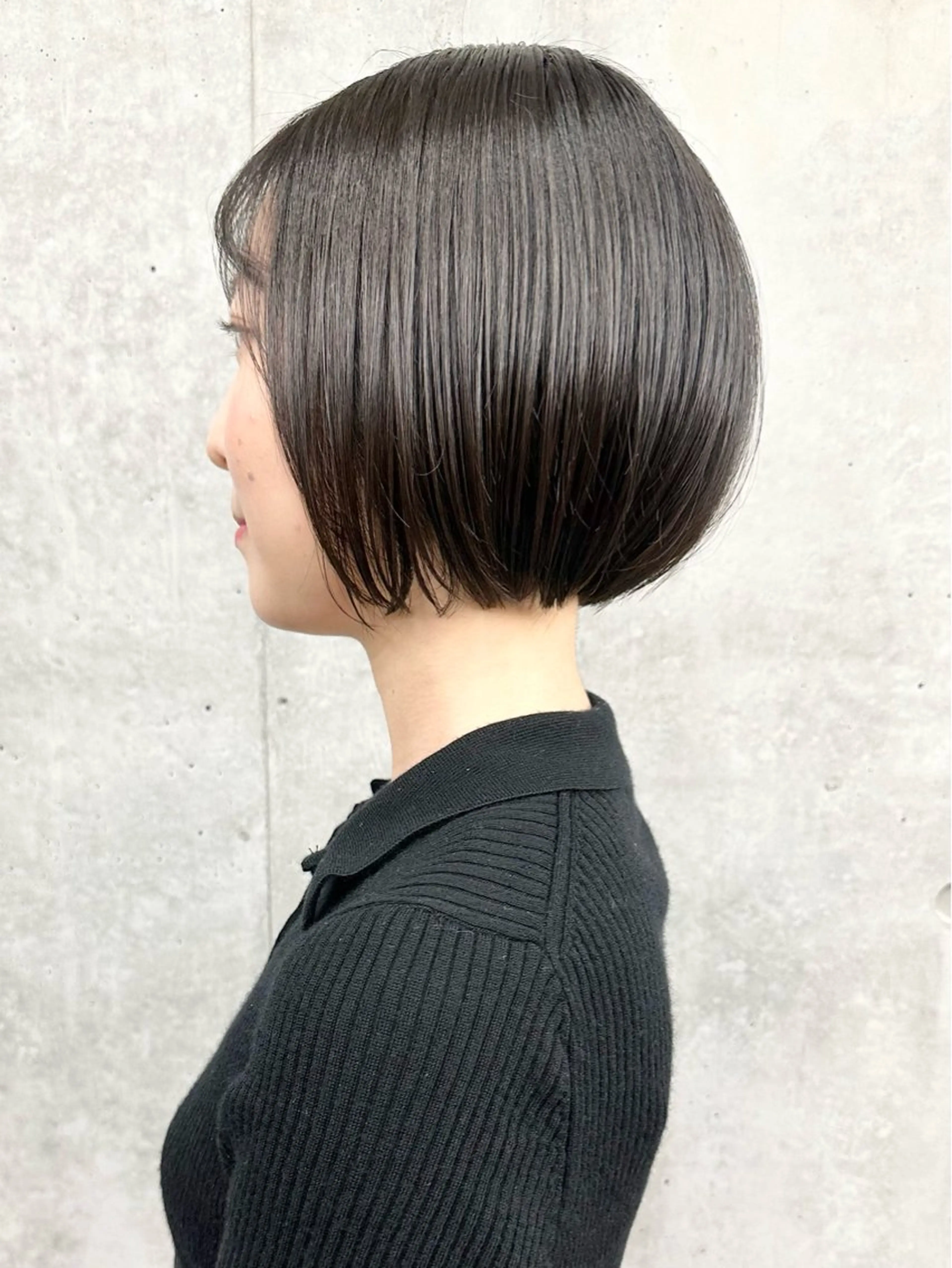 ミディアム カット ヘッドスパ 小顔ボブ/お悩み解決 /ボブパーマ/とういのヘアスタイル