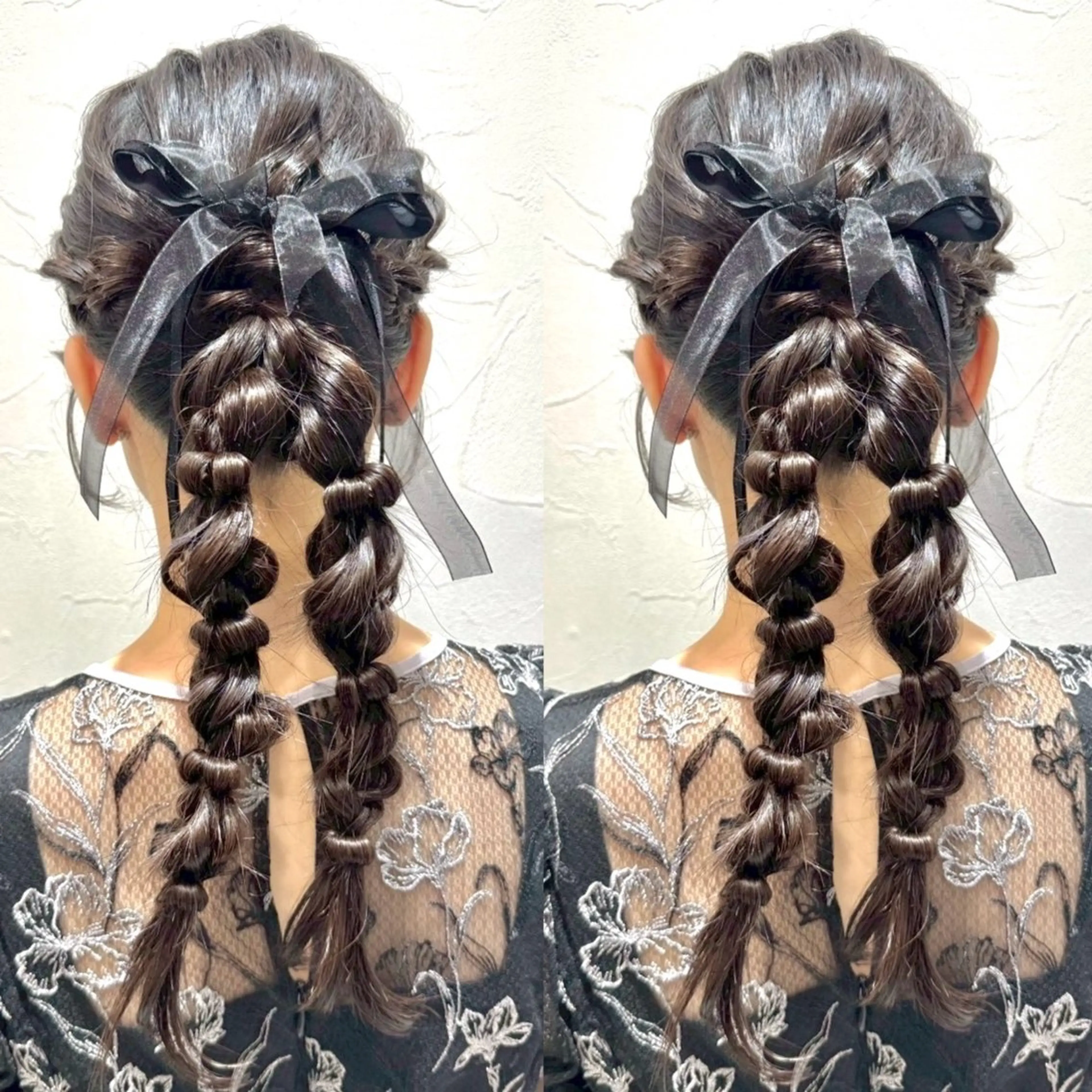 ロング ヘアアレンジ ヘアセット ヘアメ🎀推しカラー 🥣横浜/しほ🧸のヘアスタイル