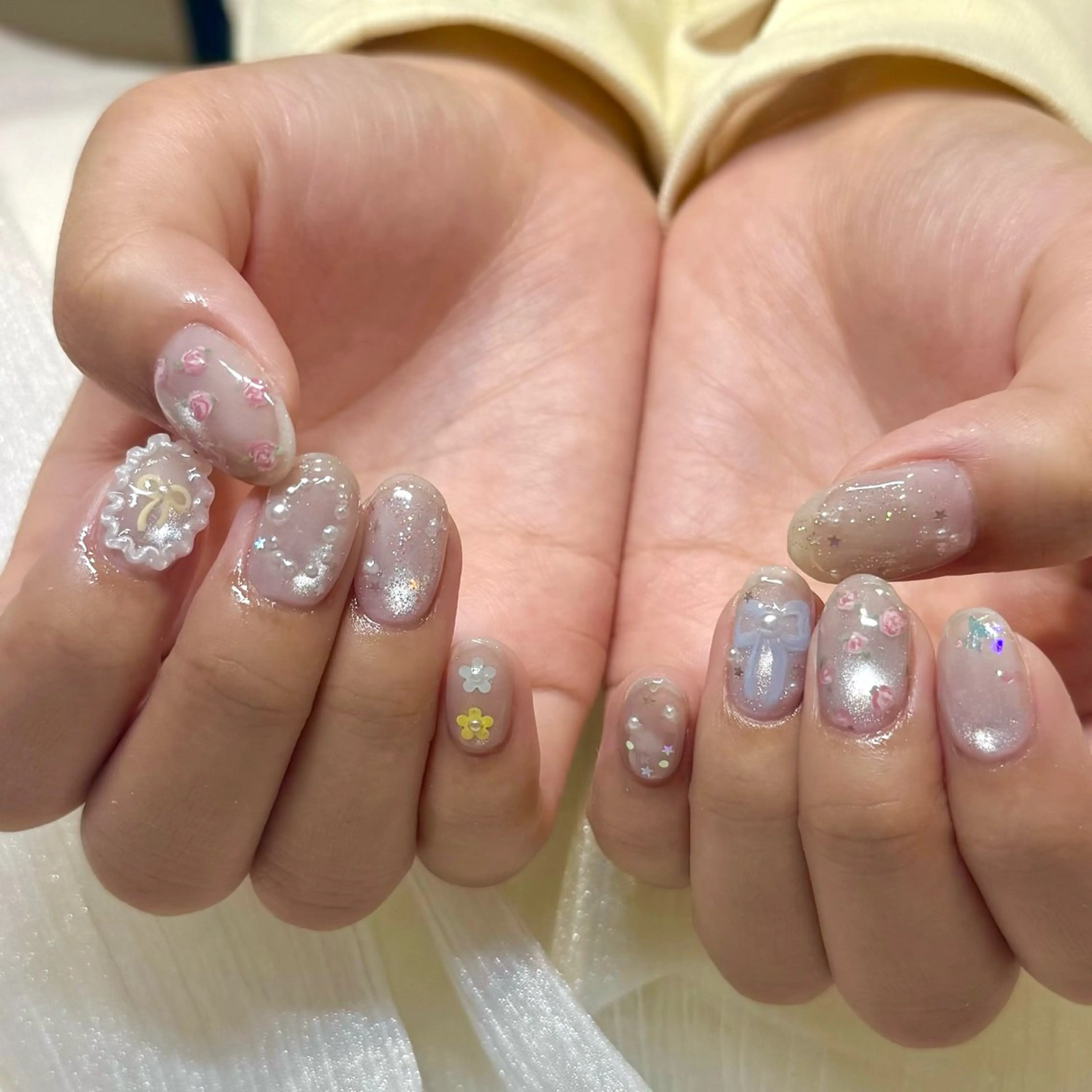 ネイル ハンドネイル 新井 ひなののネイルデザイン