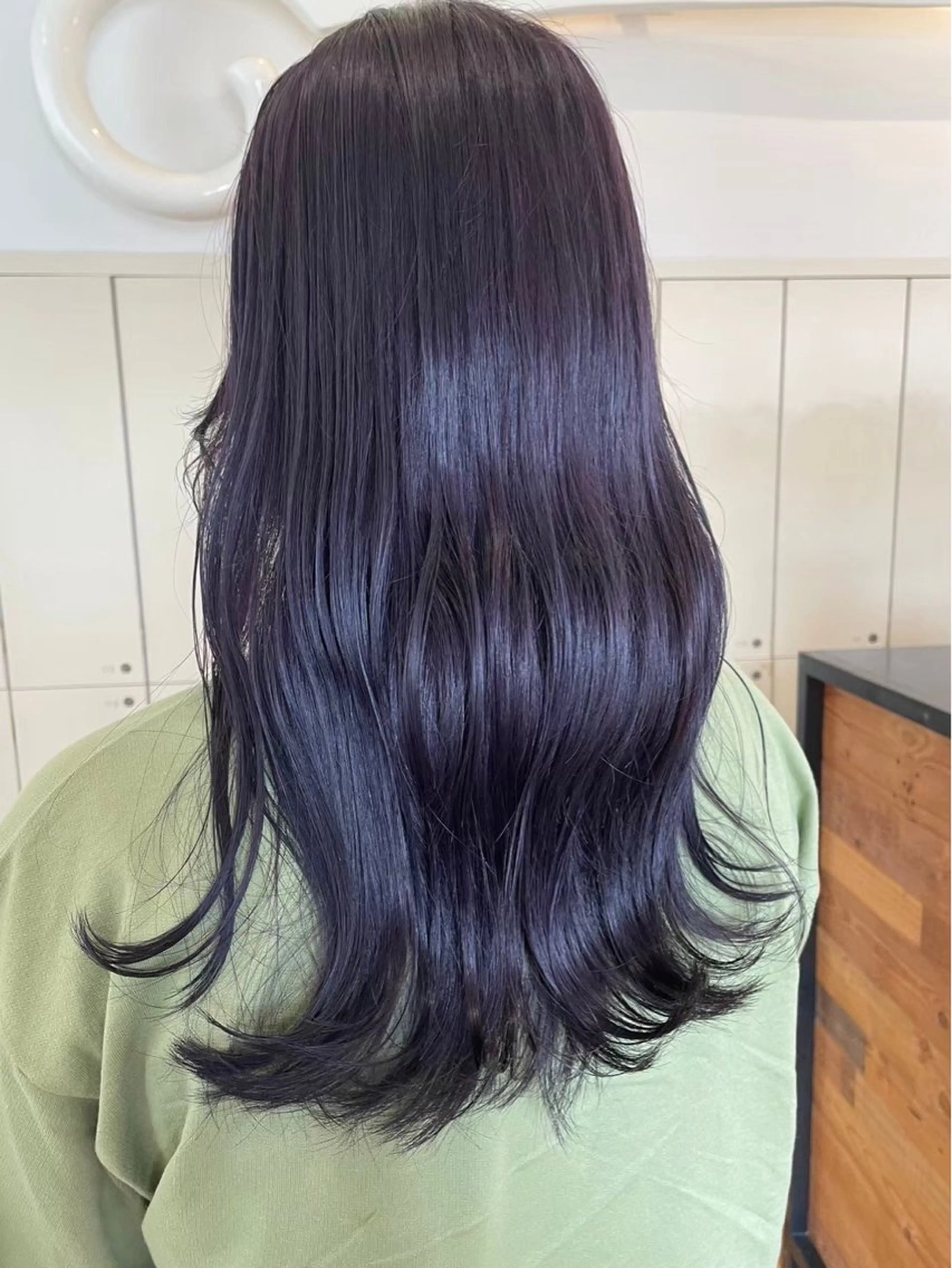 ロング カラー 中村 彩奈のヘアスタイル