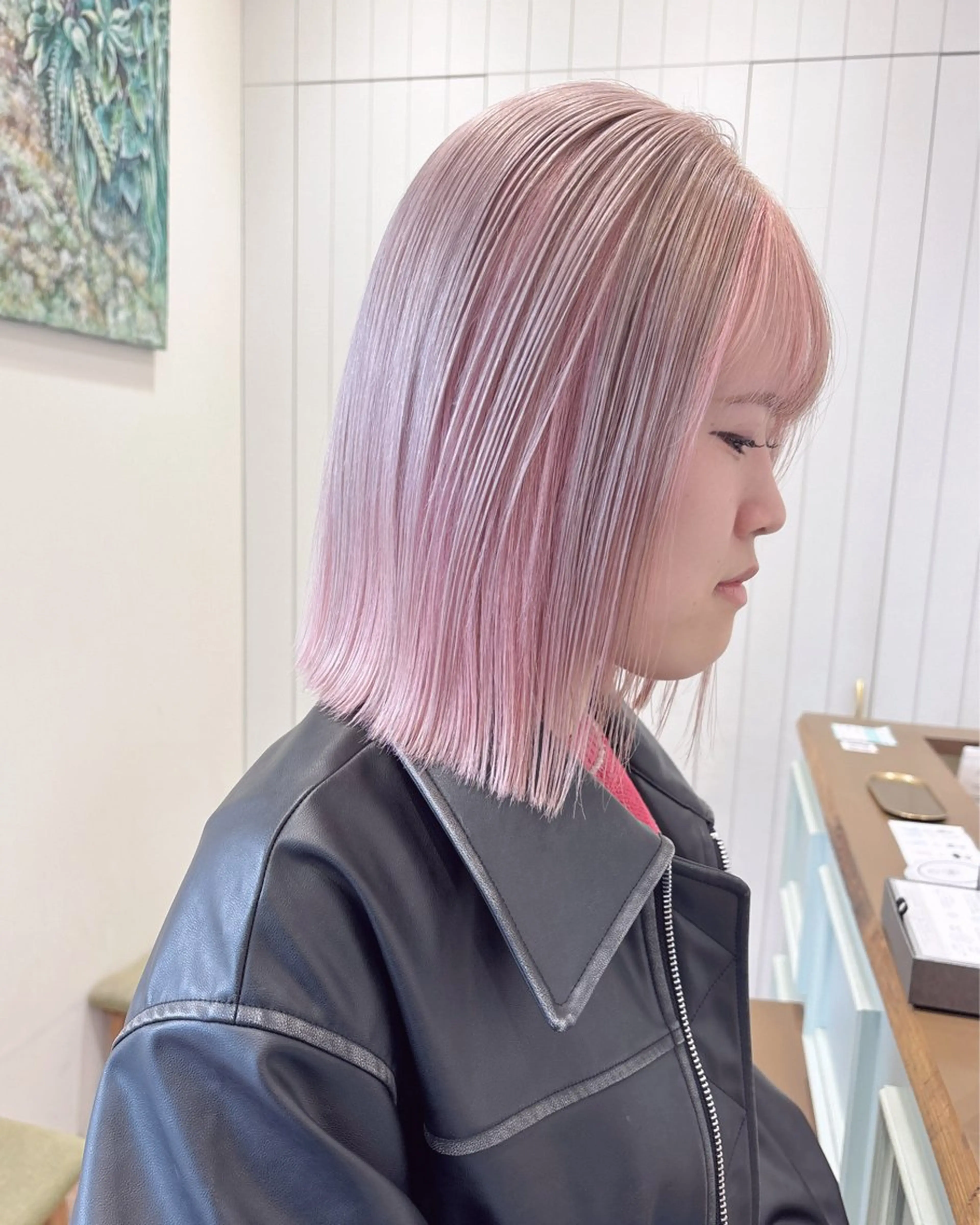 ミディアム カラー ブリーチ ケアブリーチ ハイトーンカラー ケアブリーチ 坪井佑樹のヘアスタイル