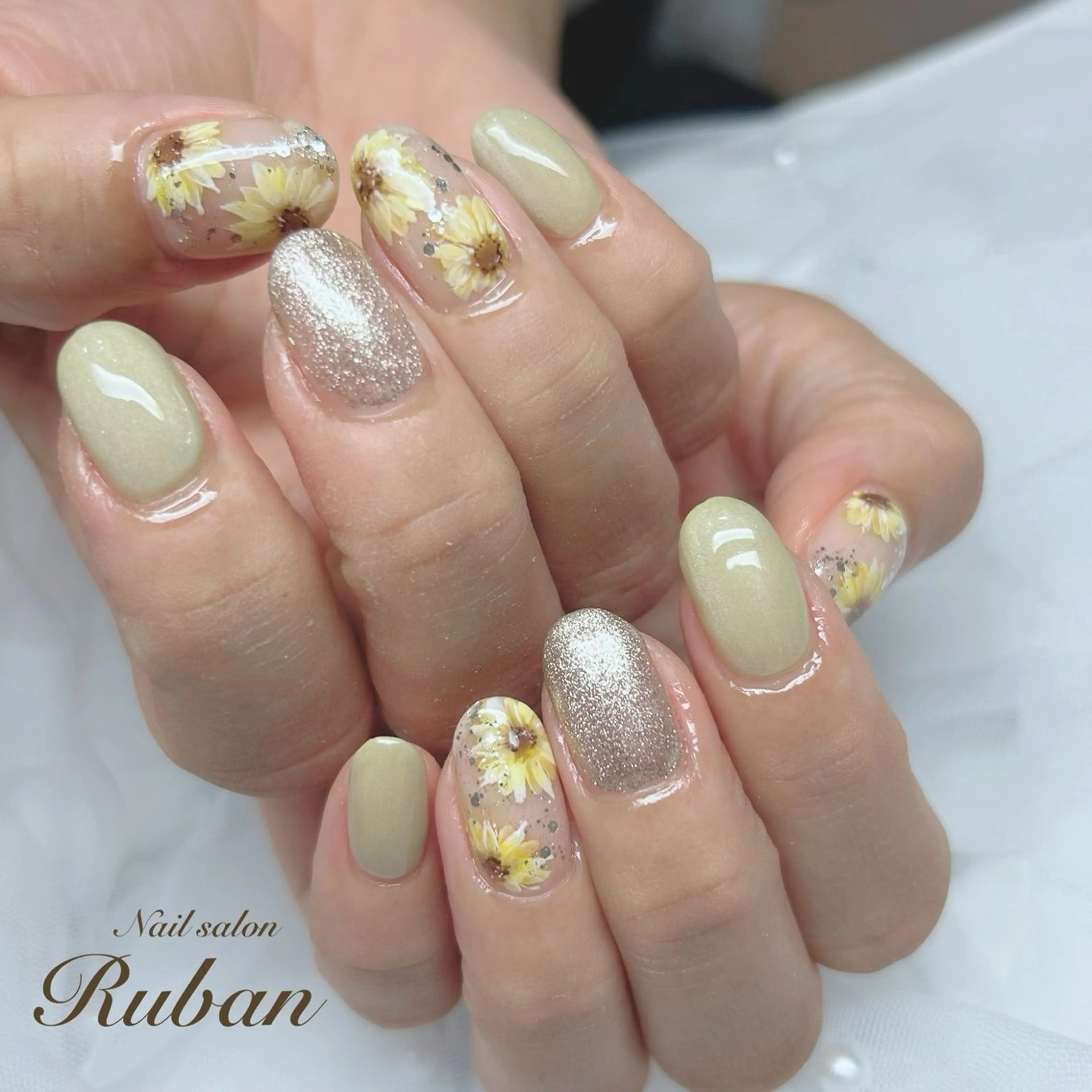 ネイル アートネイル 持ち込み Nail salon Rubanのネイルデザイン