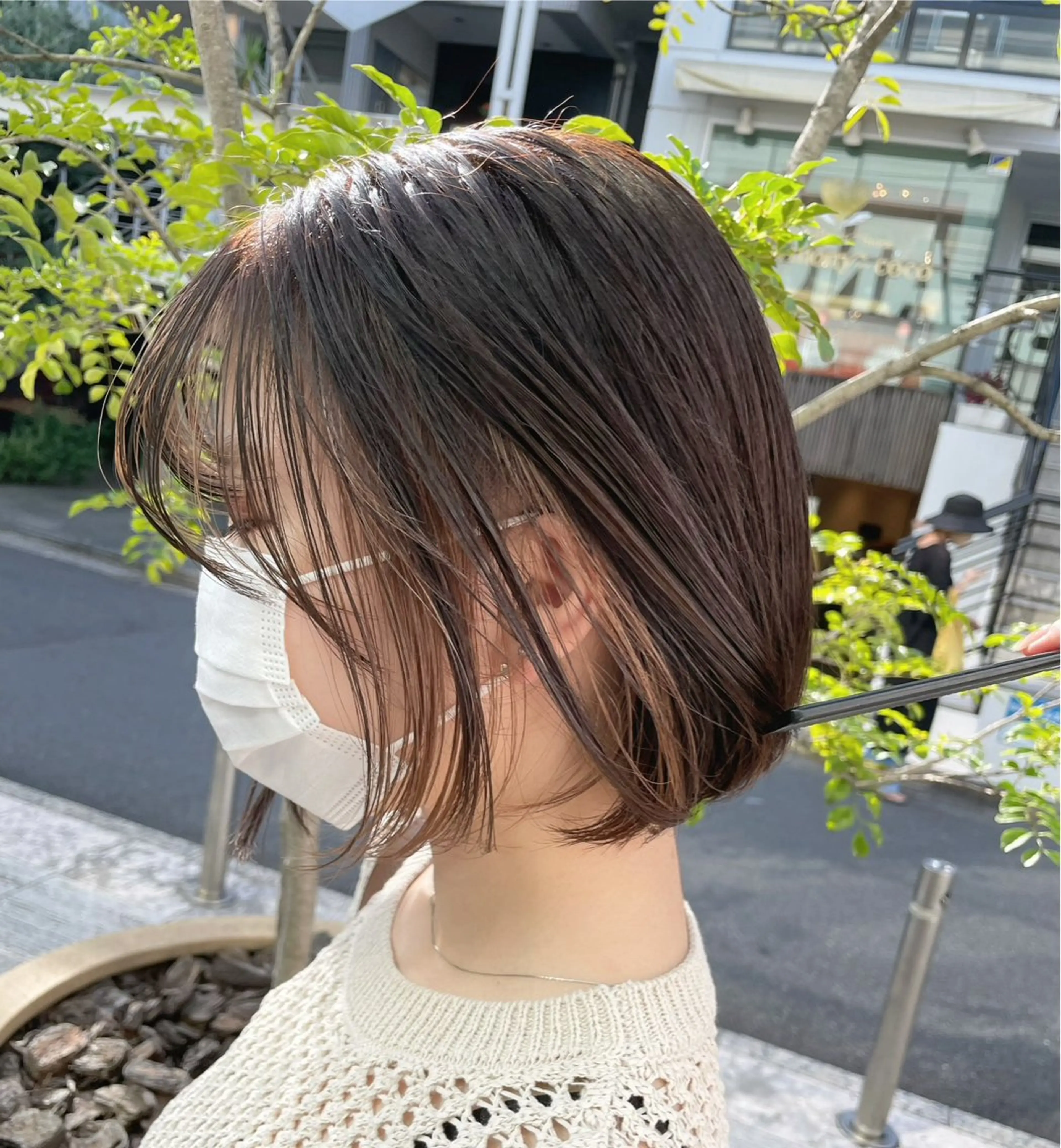 ショート カラー ヘアカラー トリートメント 🌜美髪矯正/艶髪 /ボブ/こころ🌛のヘアスタイル