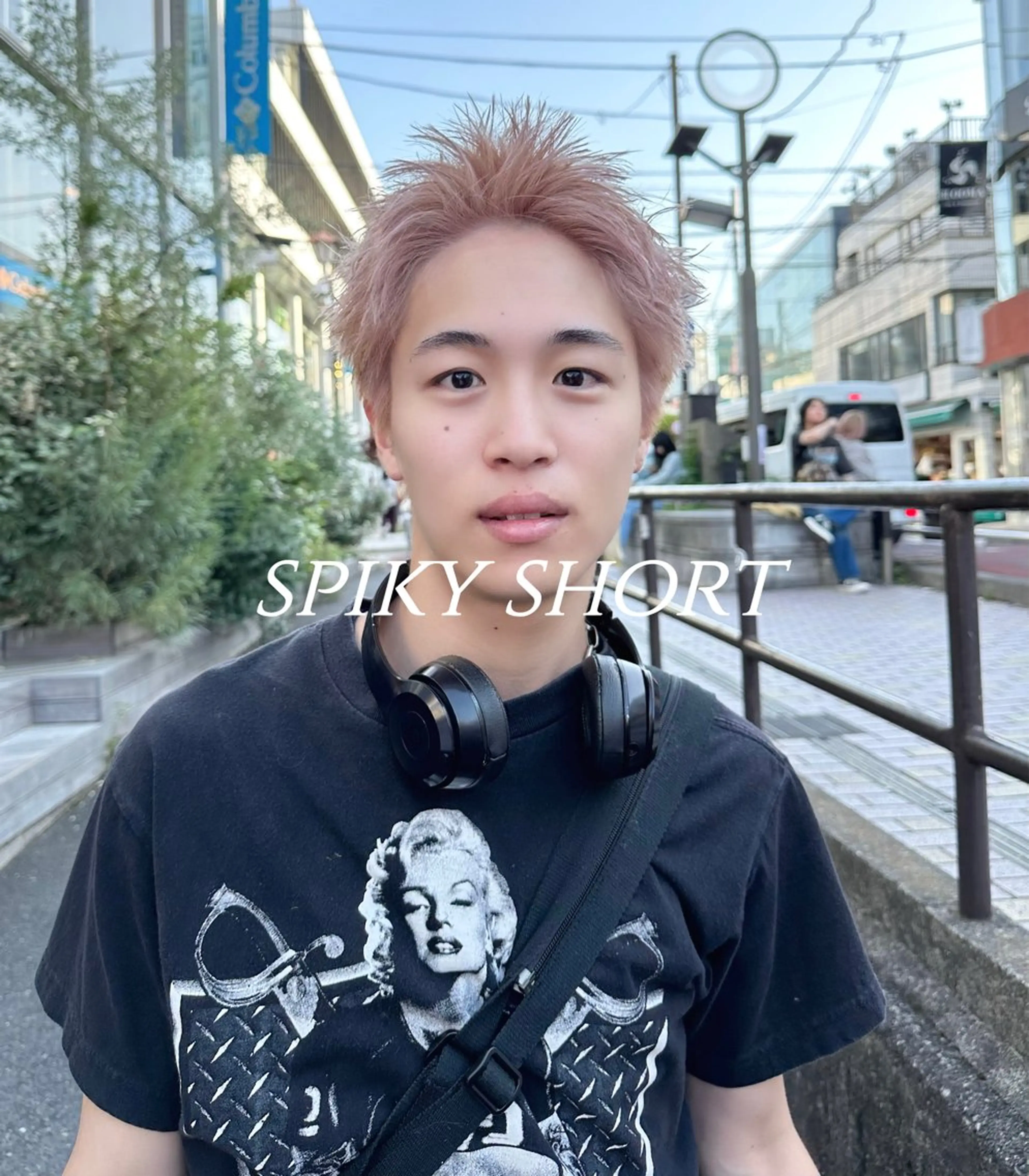 ショート メンズ カット ヘアカラー トリートメント 💈メンズ/パーマ 💈中目黒/谷のヘアスタイル