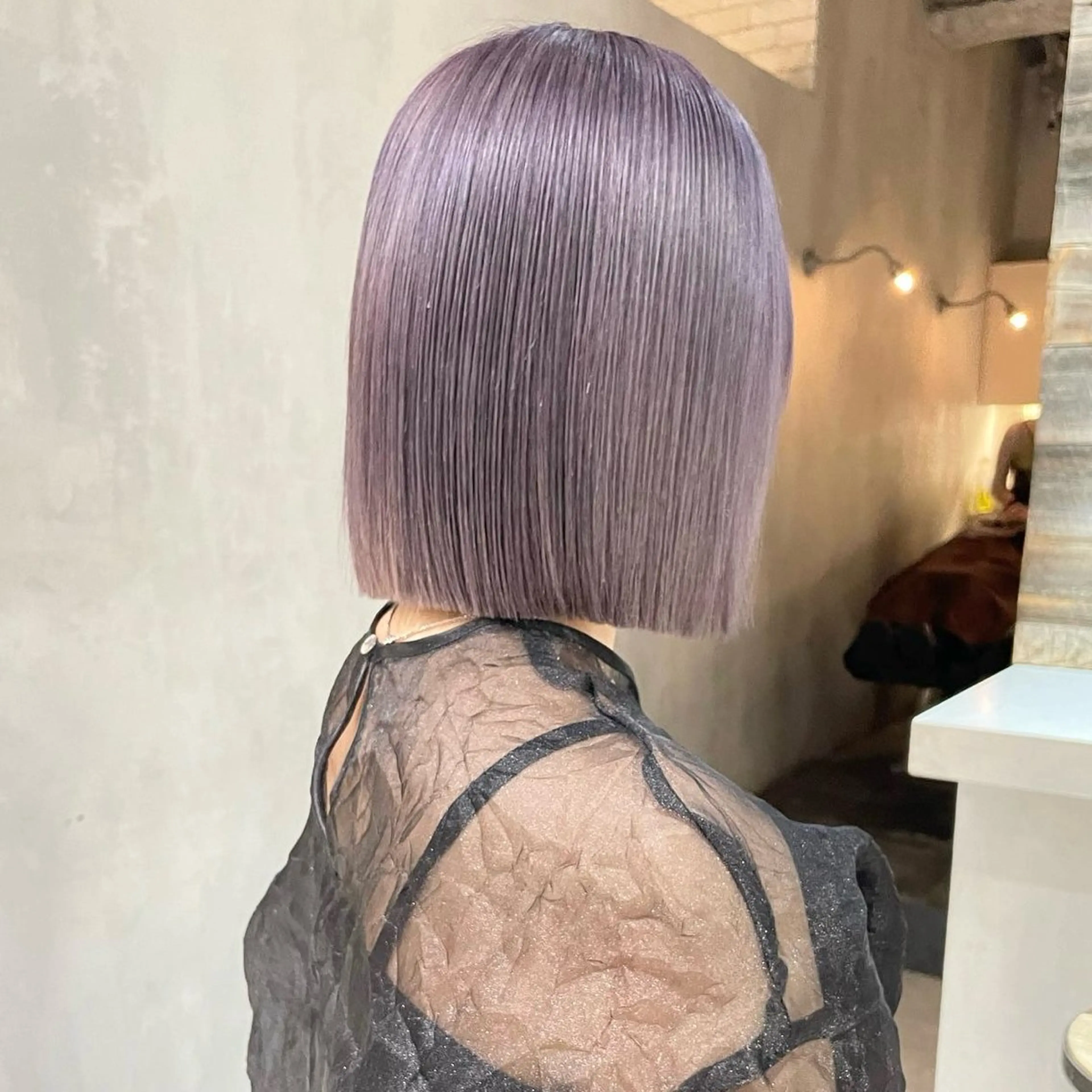 カラー 🎀韓国ボブ/ハイト ーン/まりん🎀のヘアスタイル