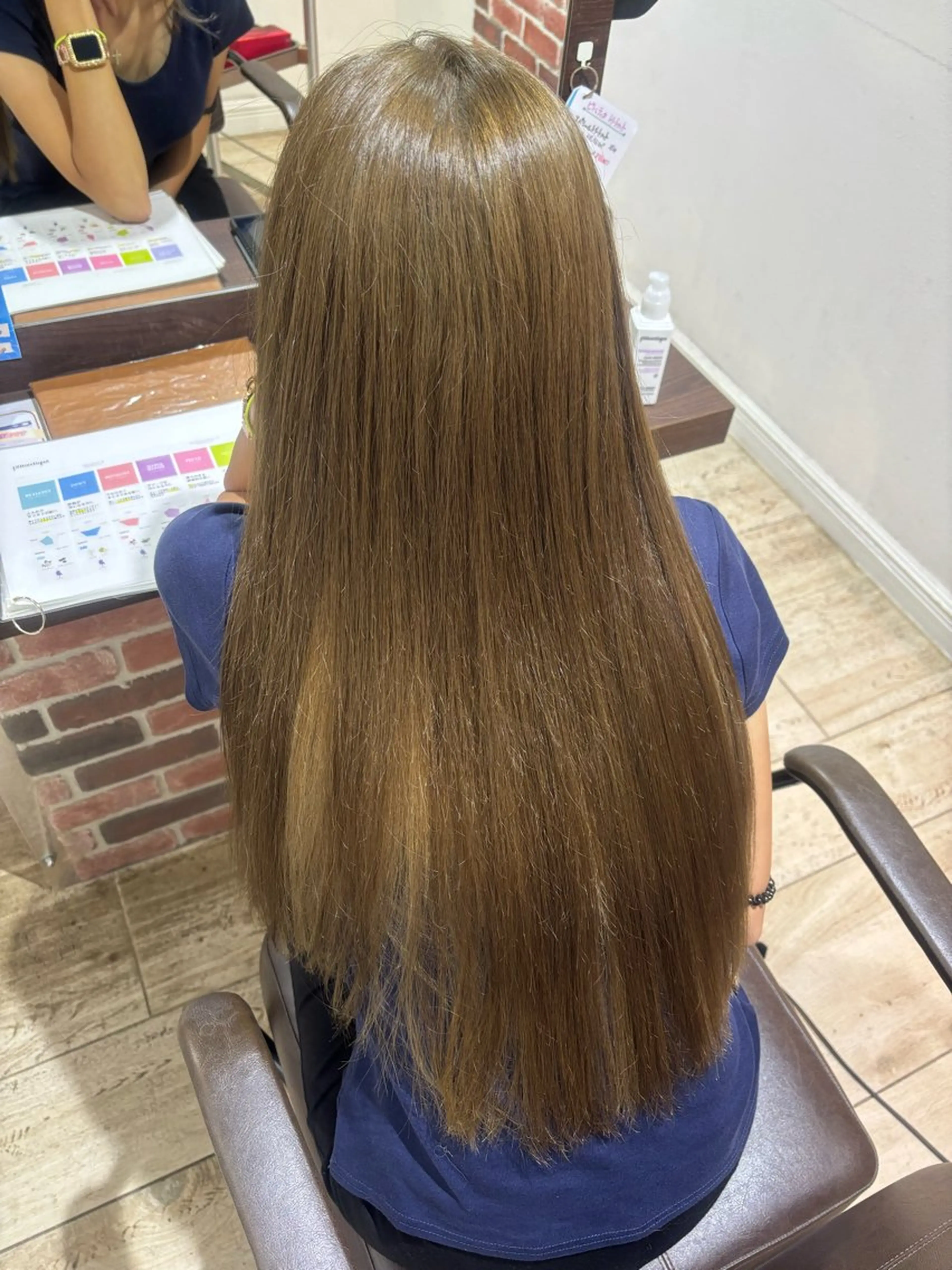 ロング トリートメント もり はなののヘアスタイル