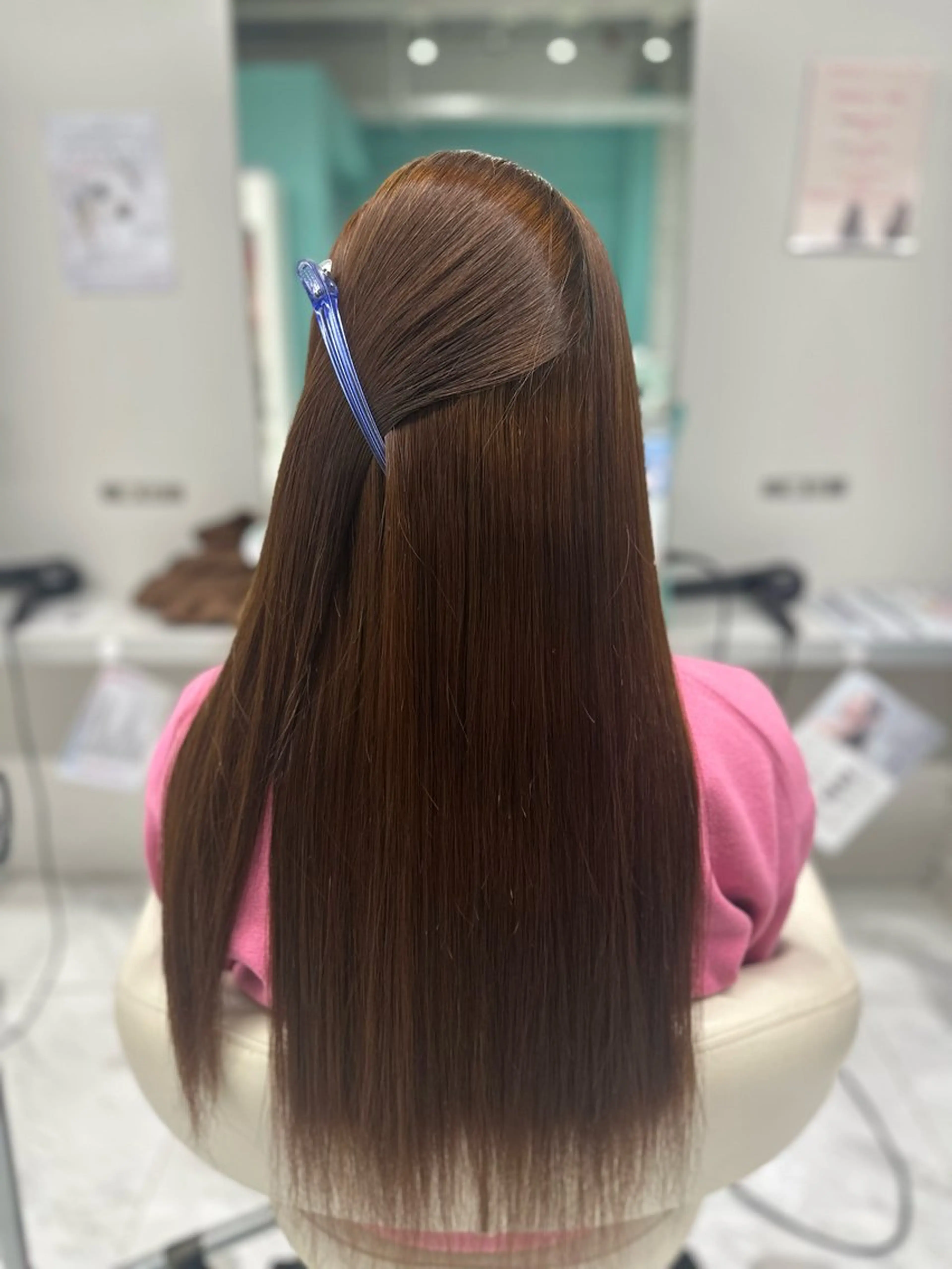 ロング パーマ 縮毛矯正 縮毛矯正 LUPI byLee MIUのヘアスタイル