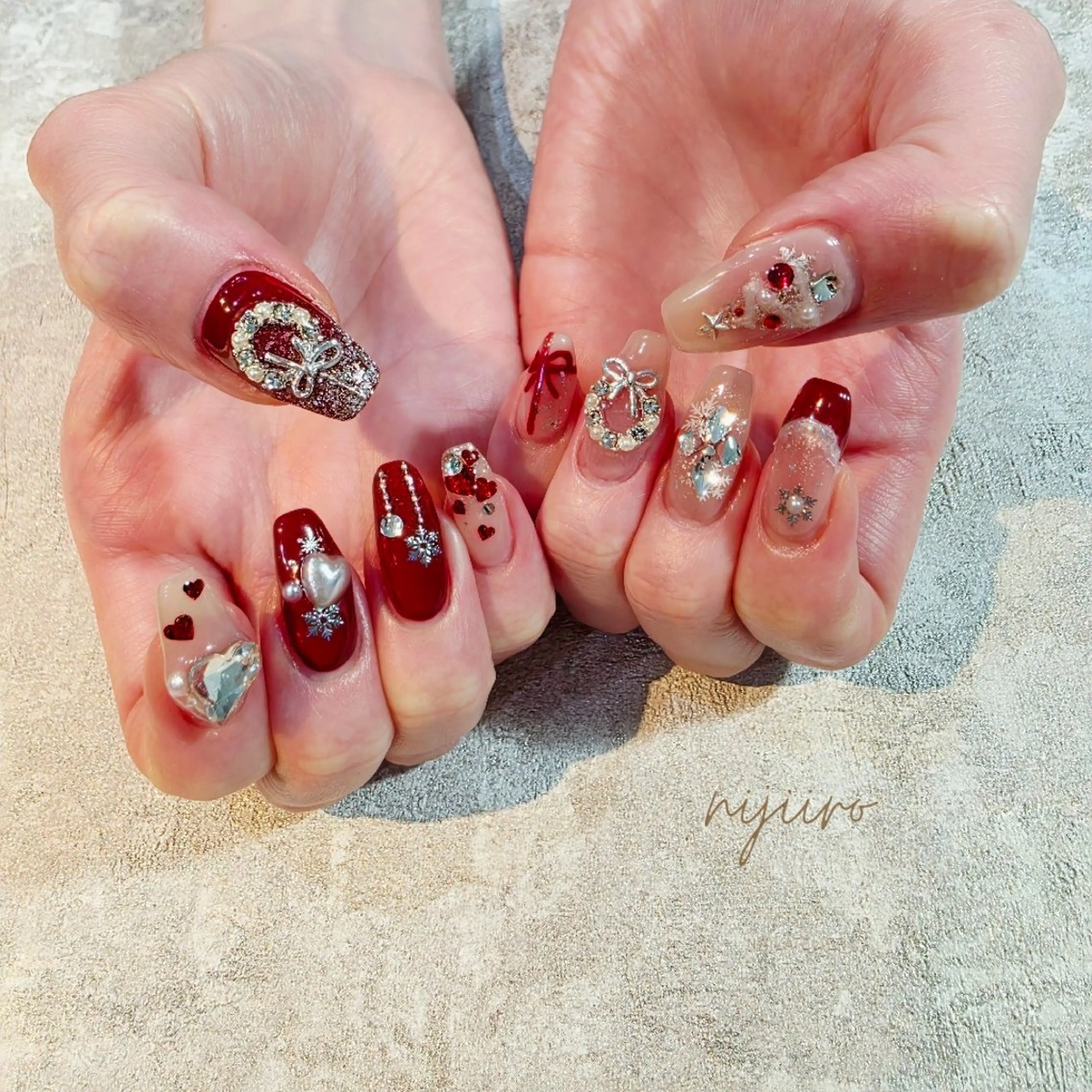 ネイル ハンドネイル nijiiro🌈 サトウのネイルデザイン