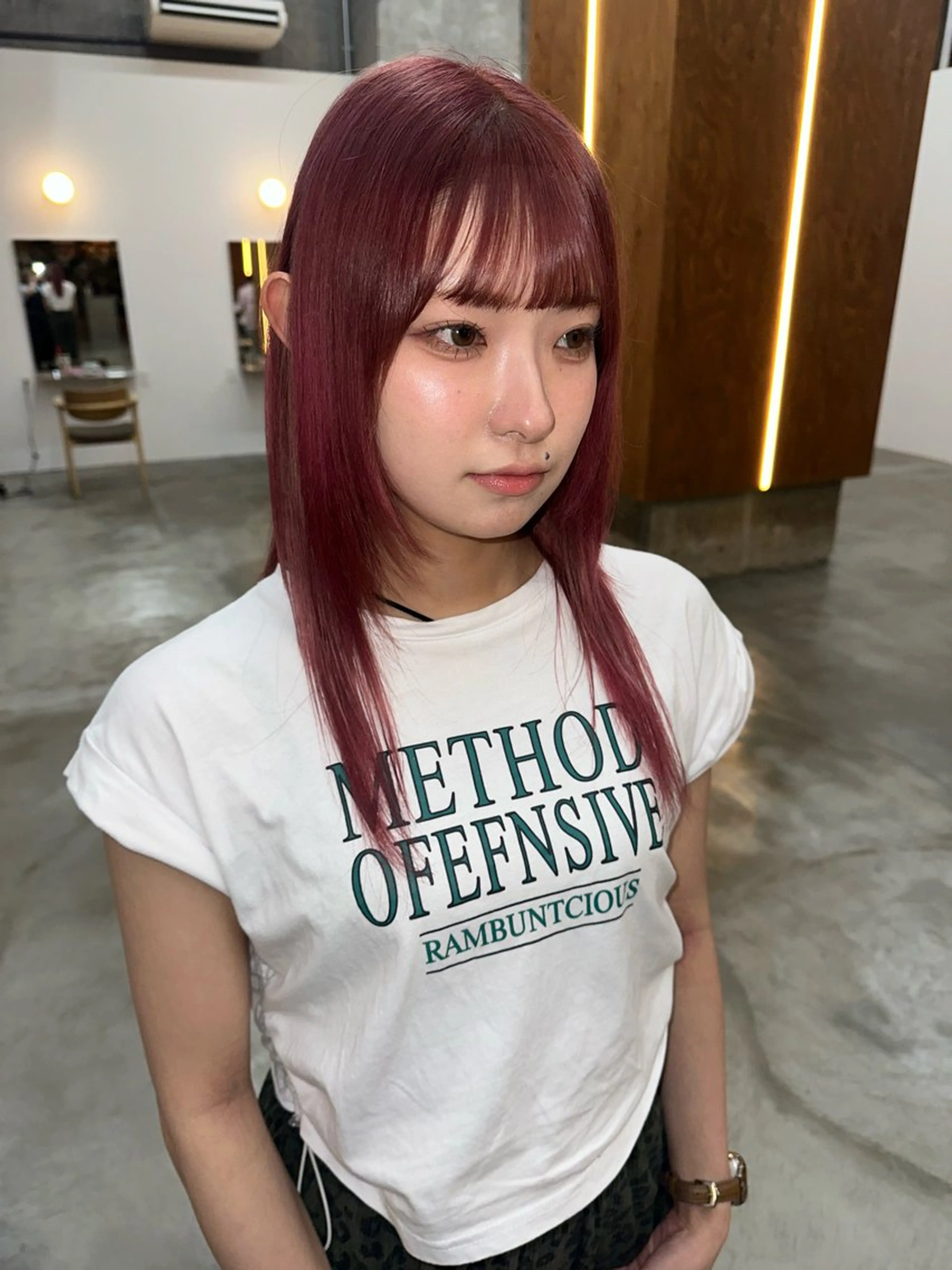 ロング カラー ピンクカラー 【sica】 nanaのヘアスタイル