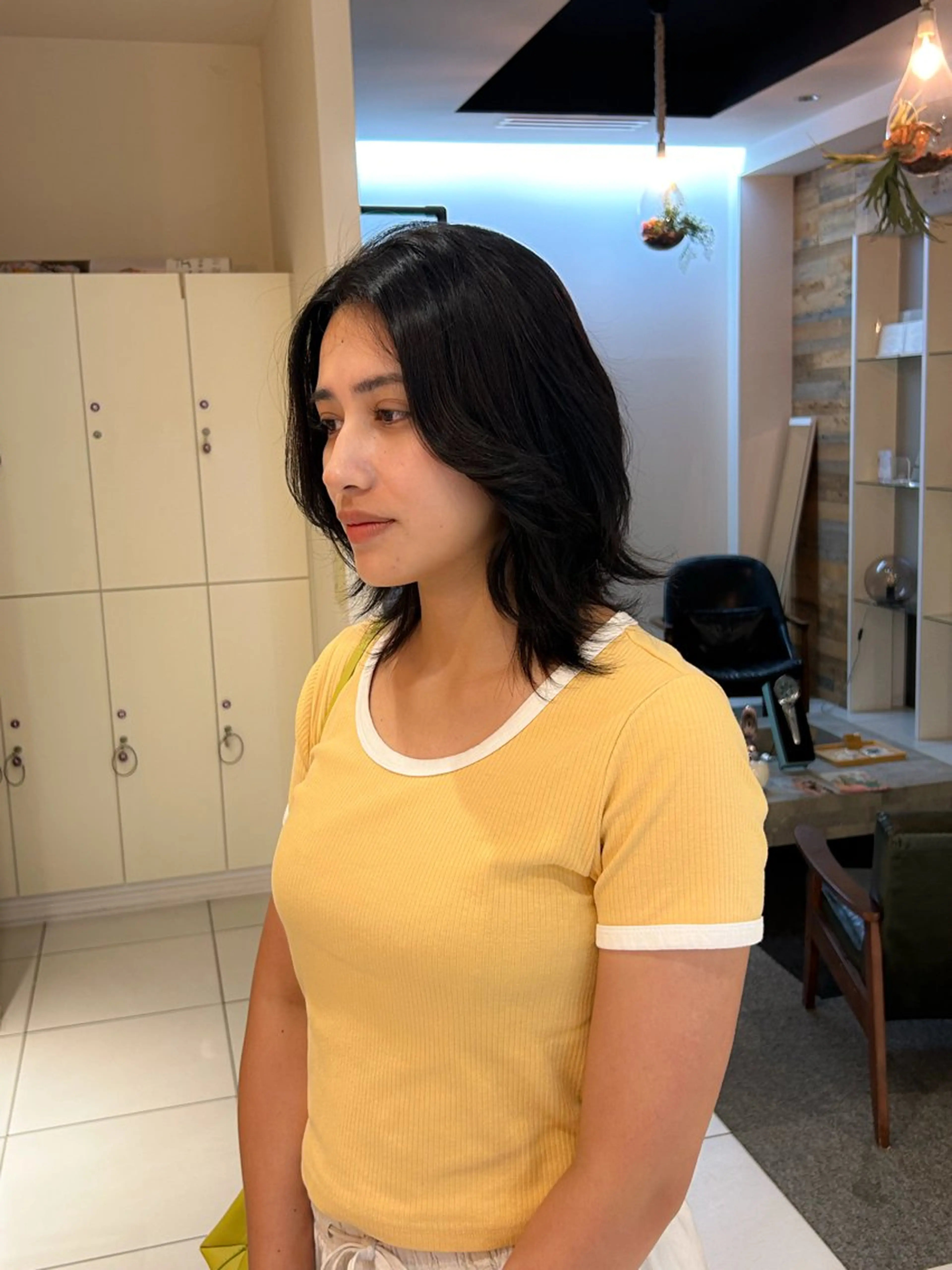 ミディアム カラー 髪質改善/ストレート パーマ長久手/ひかるのヘアスタイル