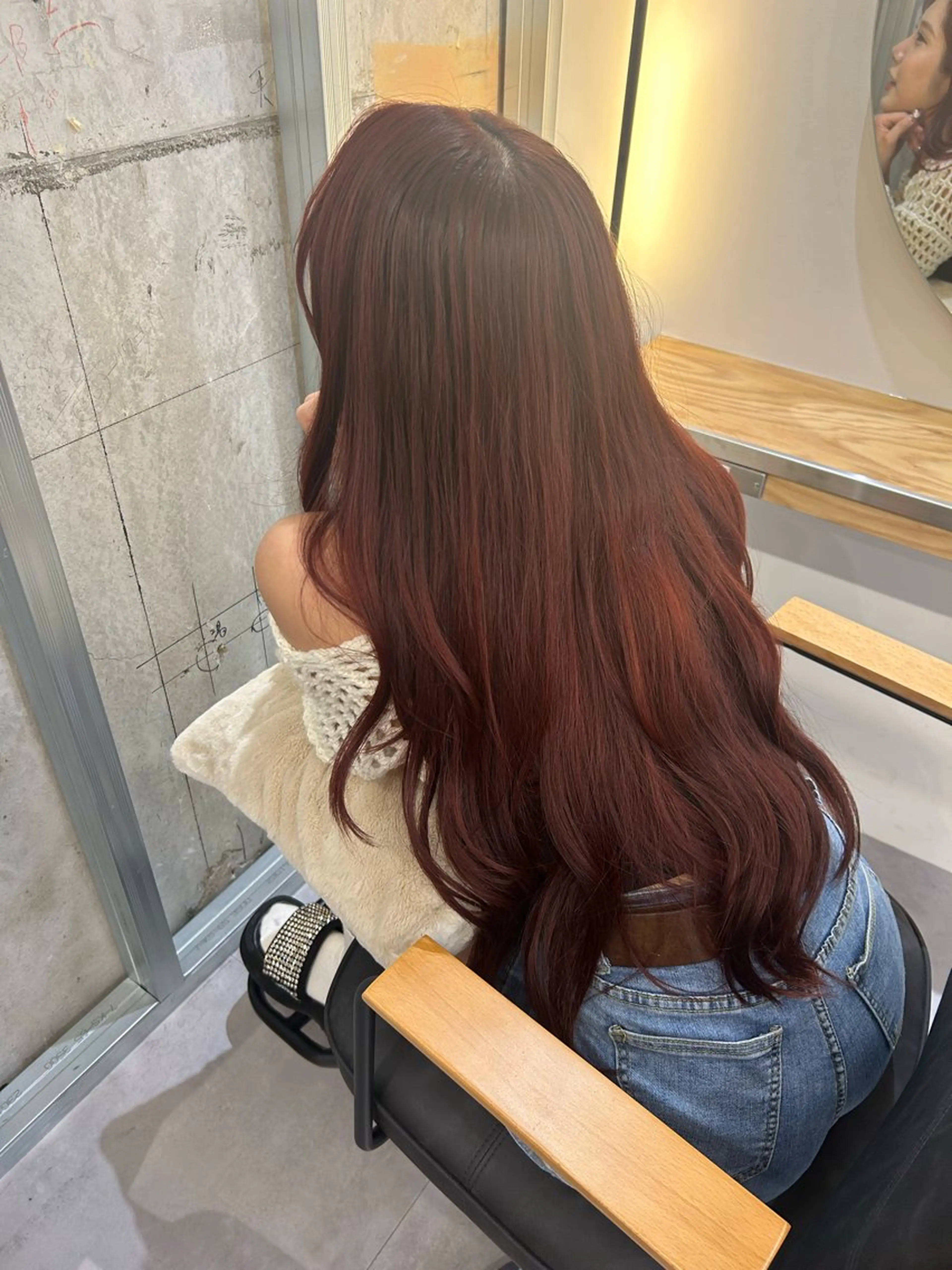 ロング カラー kanon♡ 暖色カラー‎🤍のヘアスタイル