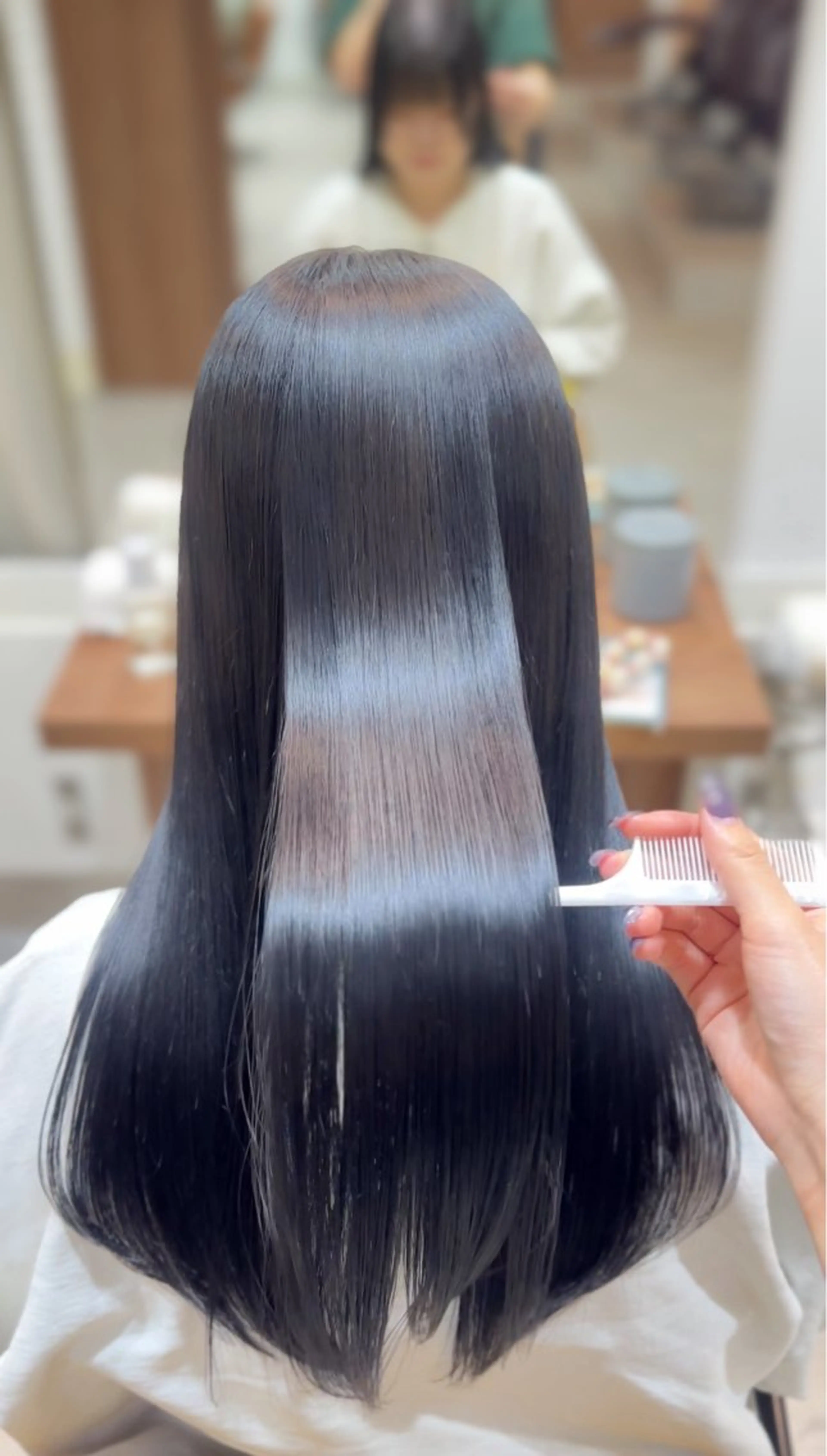 柔らかい仕上がり✨縮毛矯正×似合わせカット／4stepトリートメント🫧ホームケア付き♡の写真