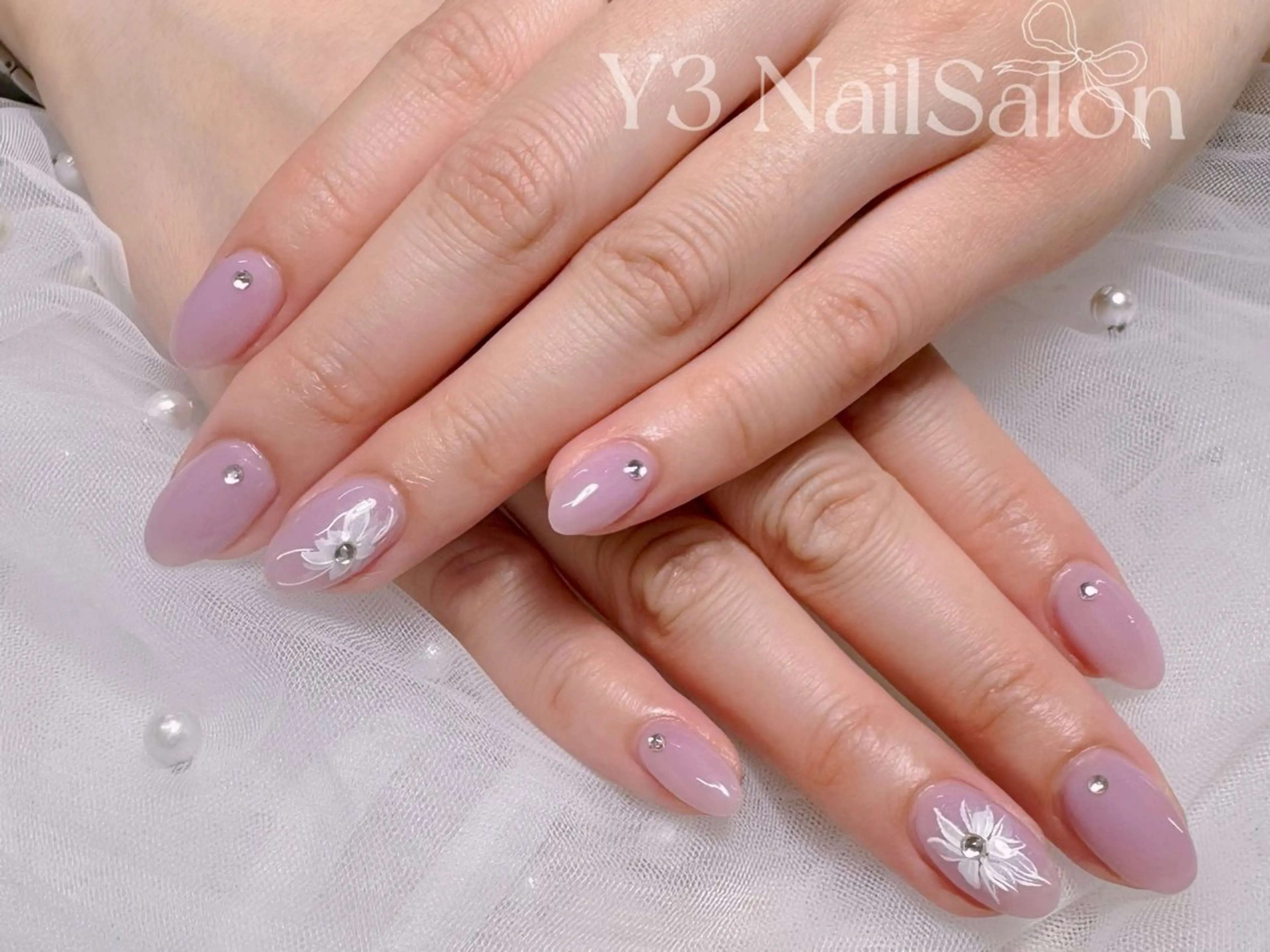 ネイル アートネイル オフィスネイル ワンカラーネイル シンプルネイル 春ネイル ハンドネイル Y3 NailSalonのネイルデザイン