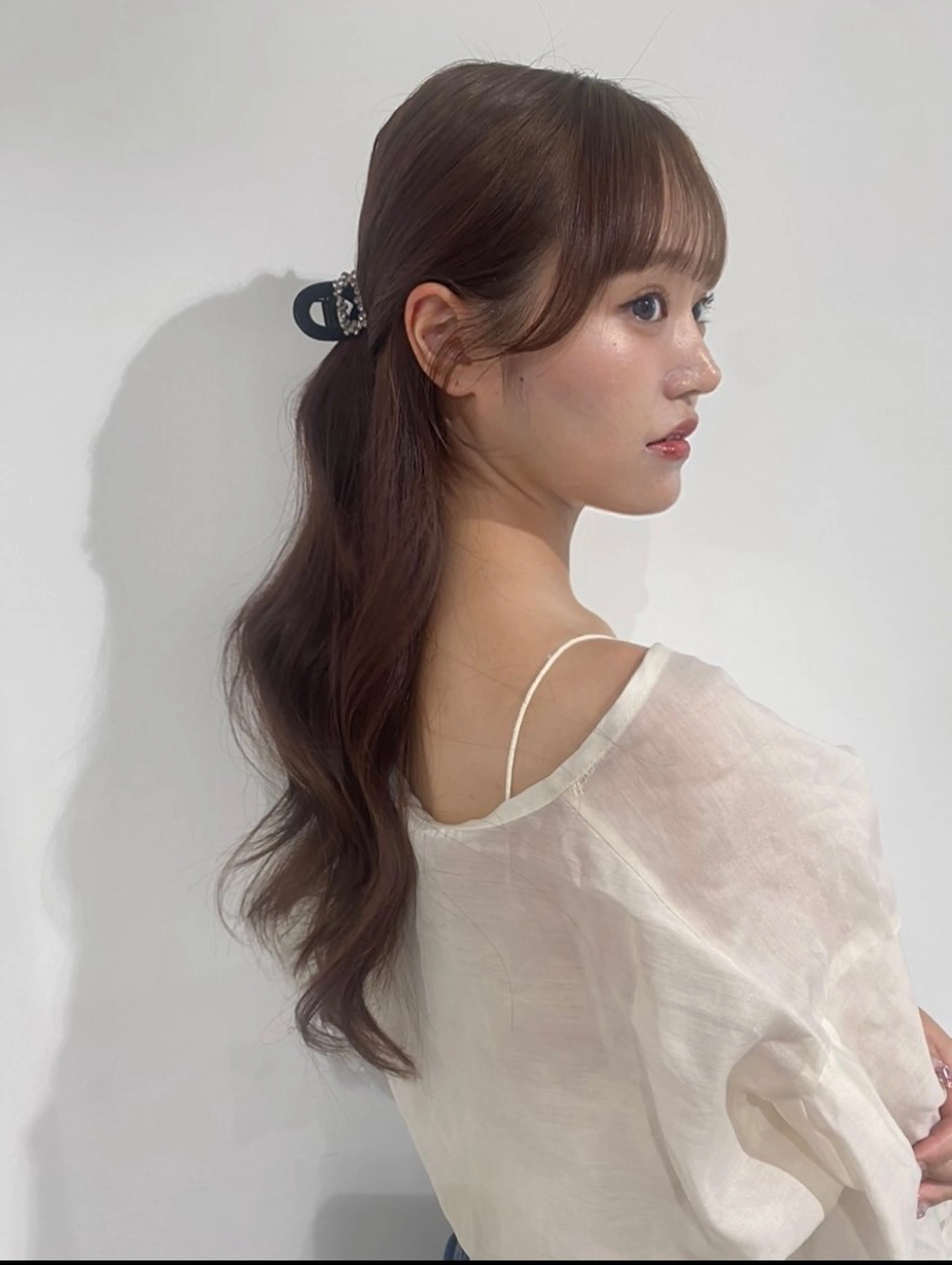 カラー AO所属・RISAKO 艶髪モテヘア🎀府中のヘアスタイル