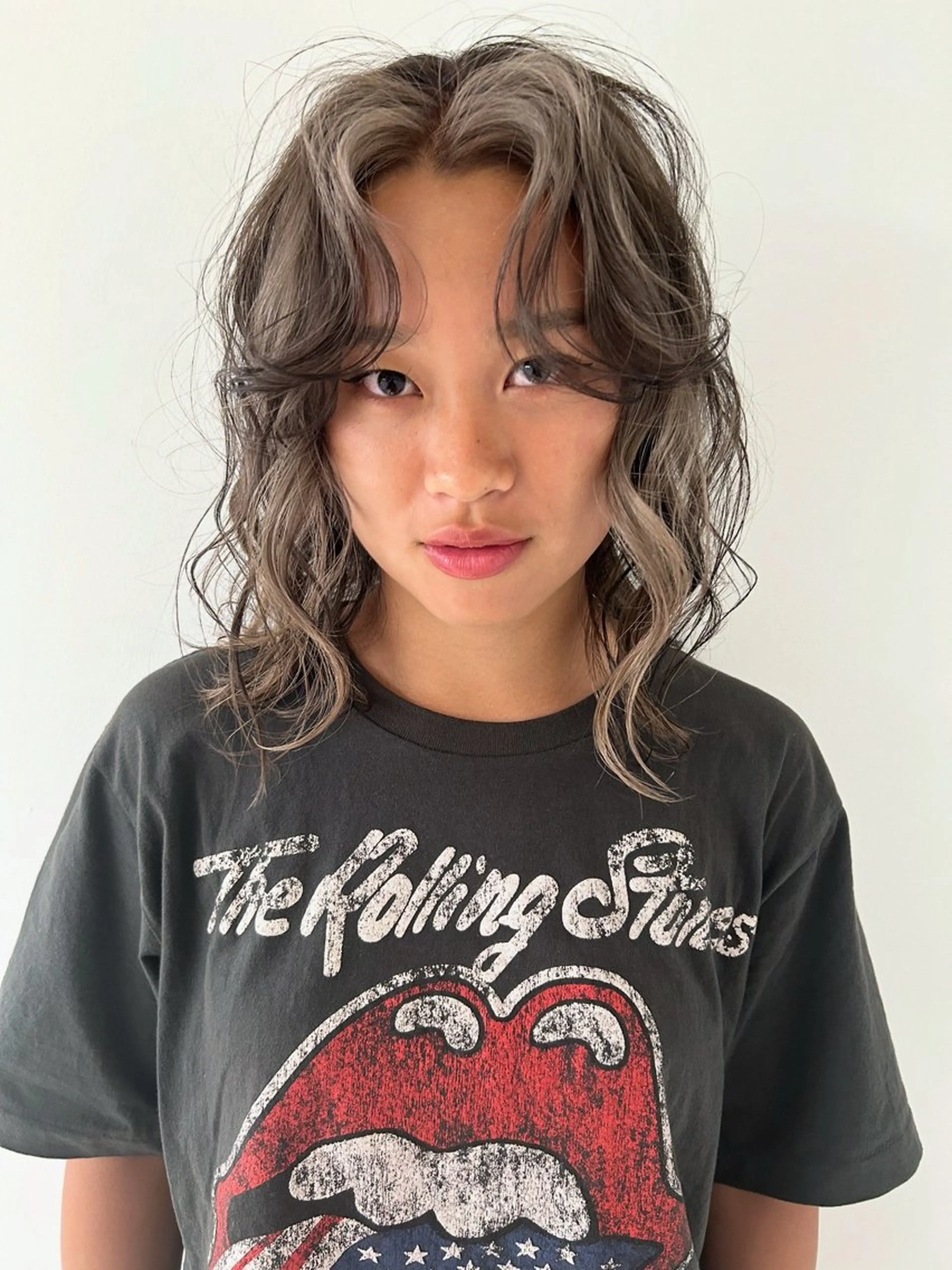 ミディアム カラー ヘアカラー トリートメント ケアパーマ/ケアブリ ーチdaisukeのヘアスタイル