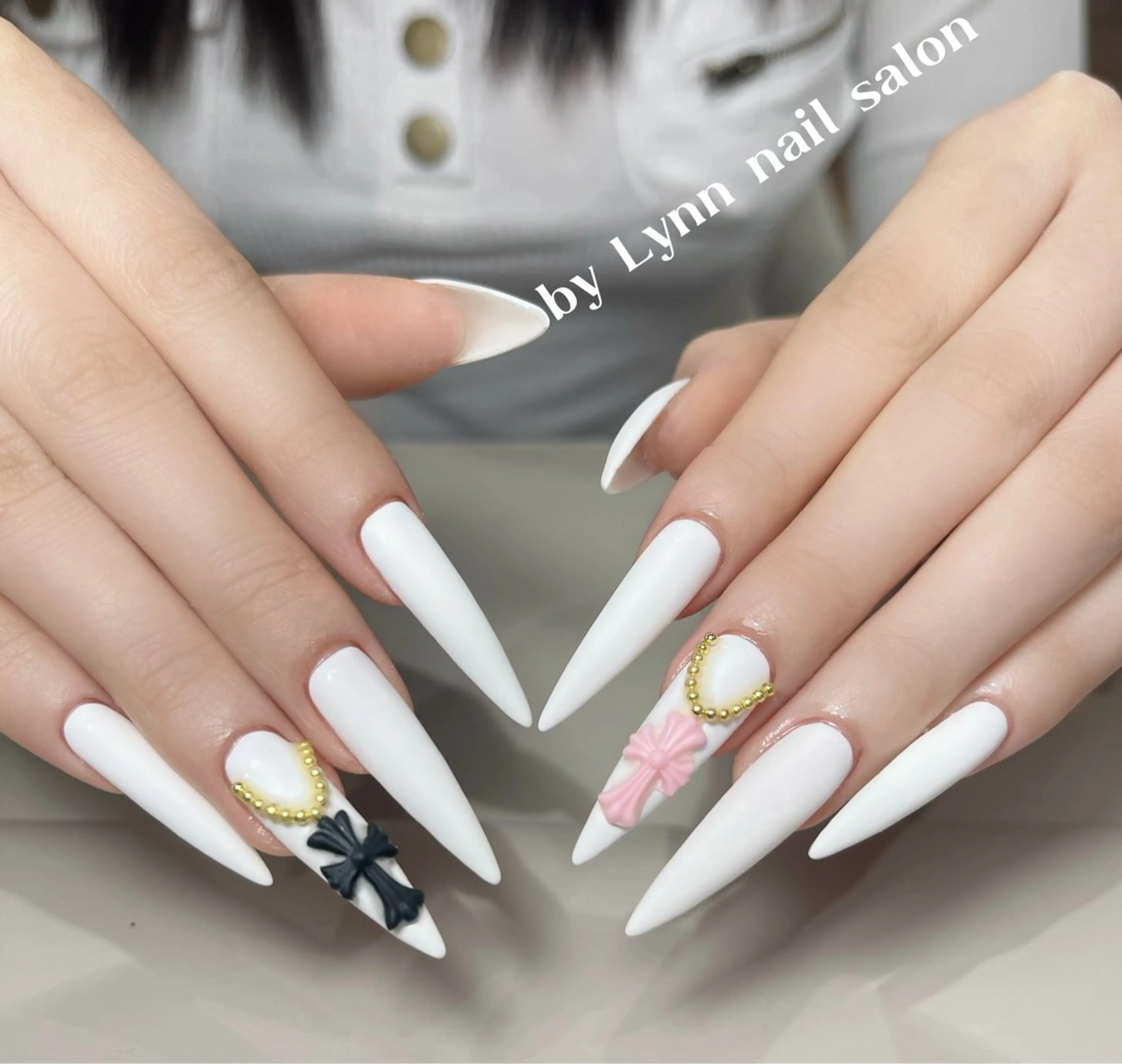 ネイル ワンカラーネイル シンプルネイル ハンドネイル Lynn nail 研修のネイルデザイン