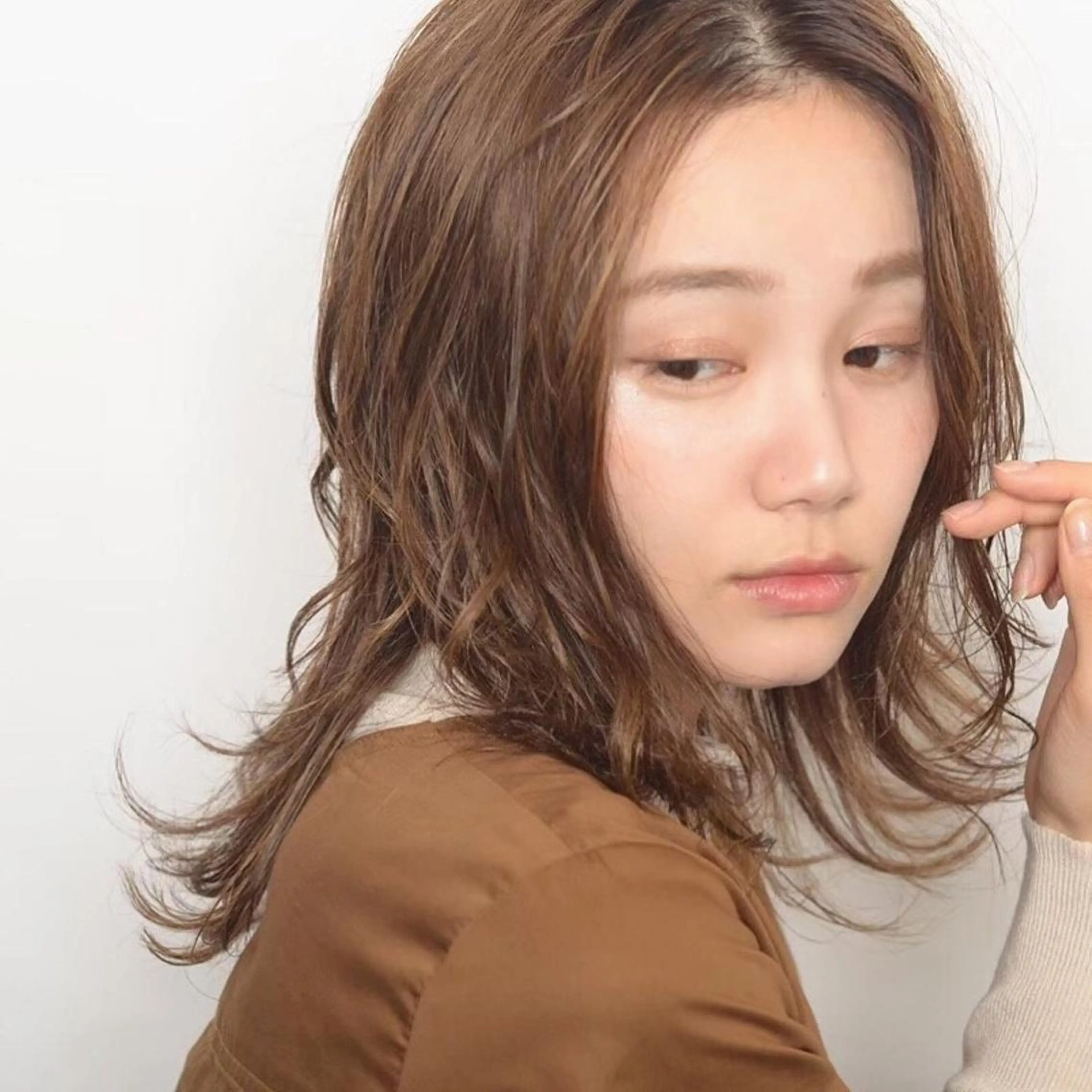 ミディアム レイヤー/大人ボブ 渡邉【日吉美容室】のヘアスタイル