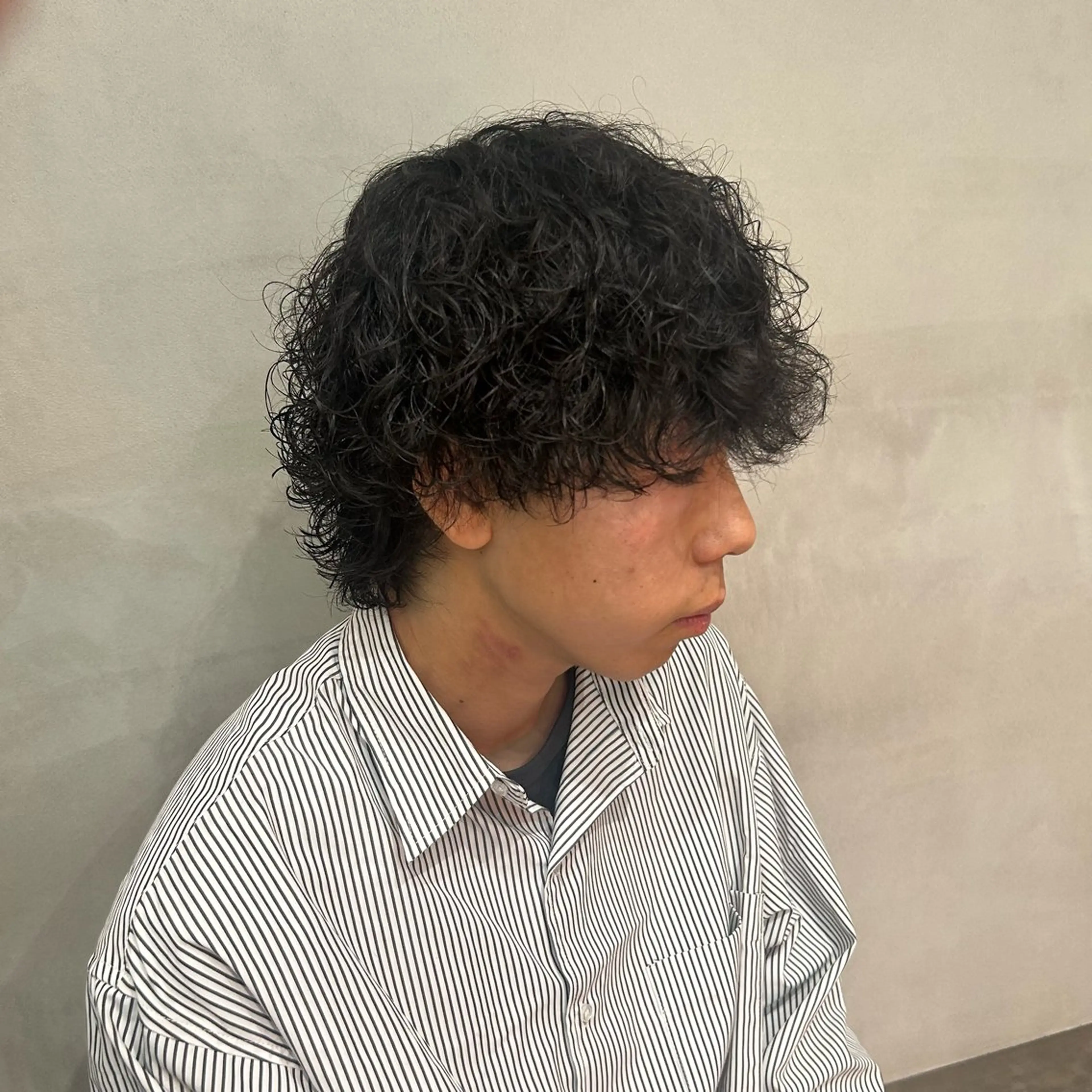 パーマ メンズ カット パーマ fifth 安次富　泰雅のヘアスタイル