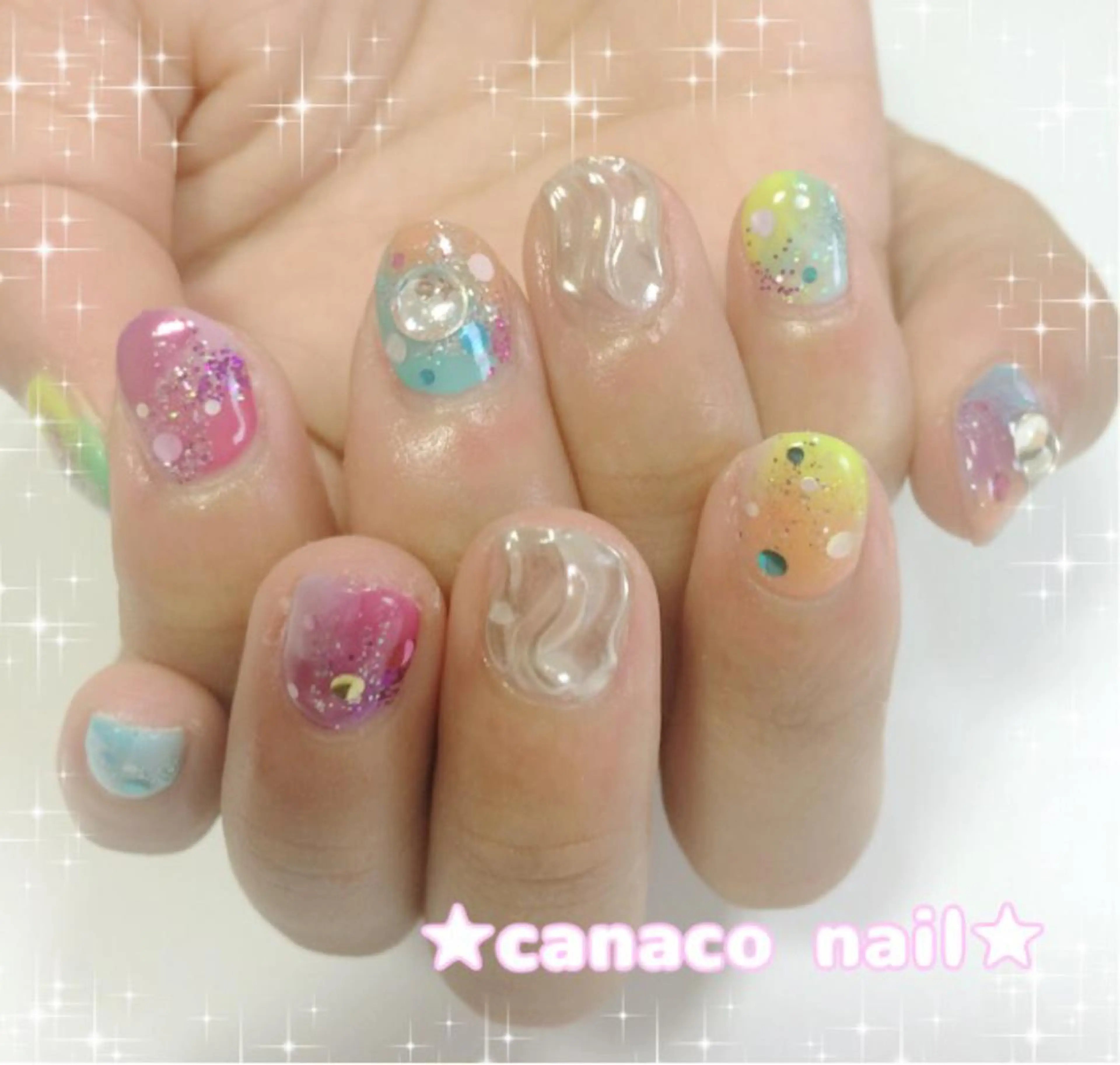 ネイル アートネイル ハンドネイル ハンドケア ベテランネイル cnc  nailのネイルデザイン