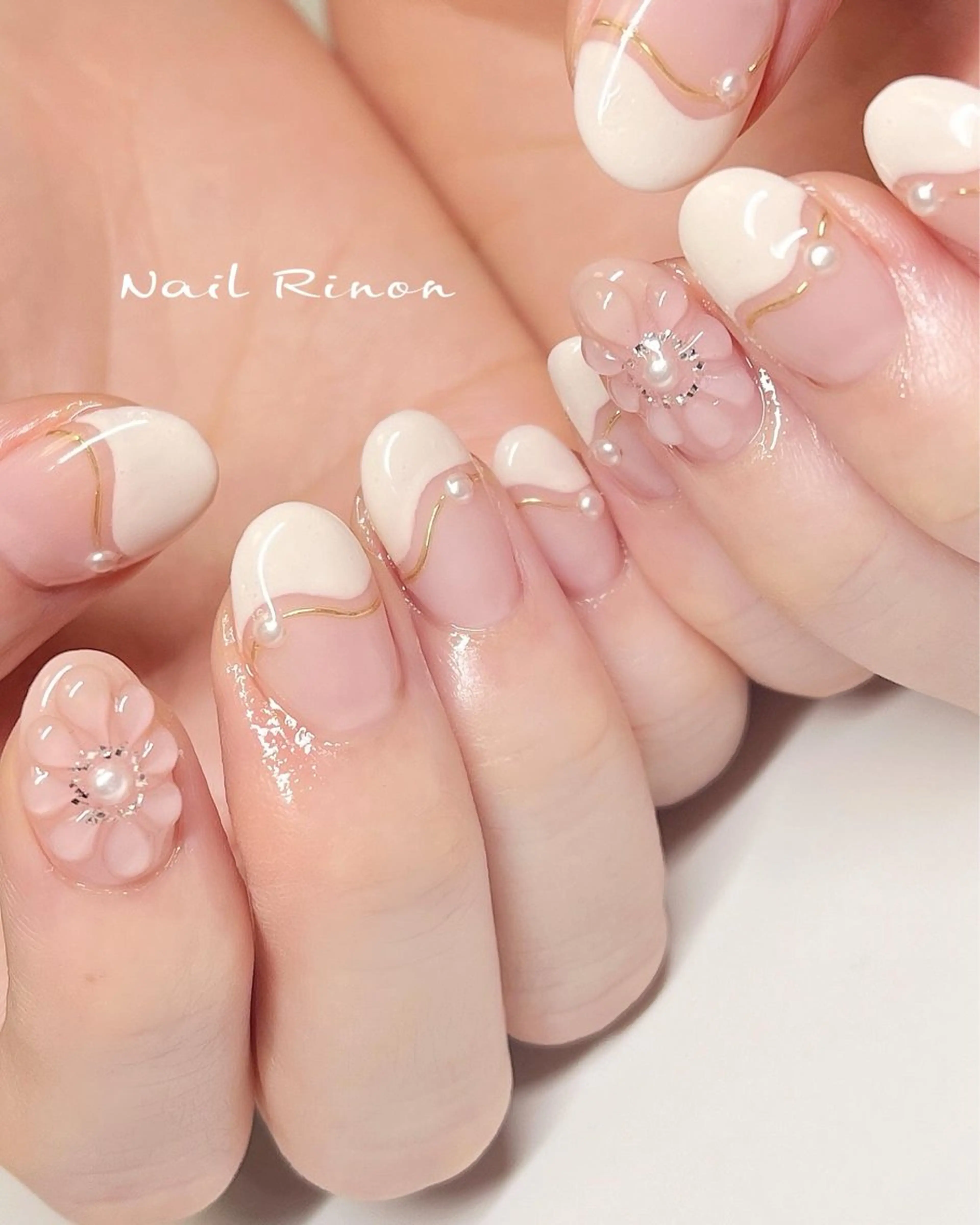 ネイル ぷっくりネイル ハンドネイル Nail Rinonのネイルデザイン
