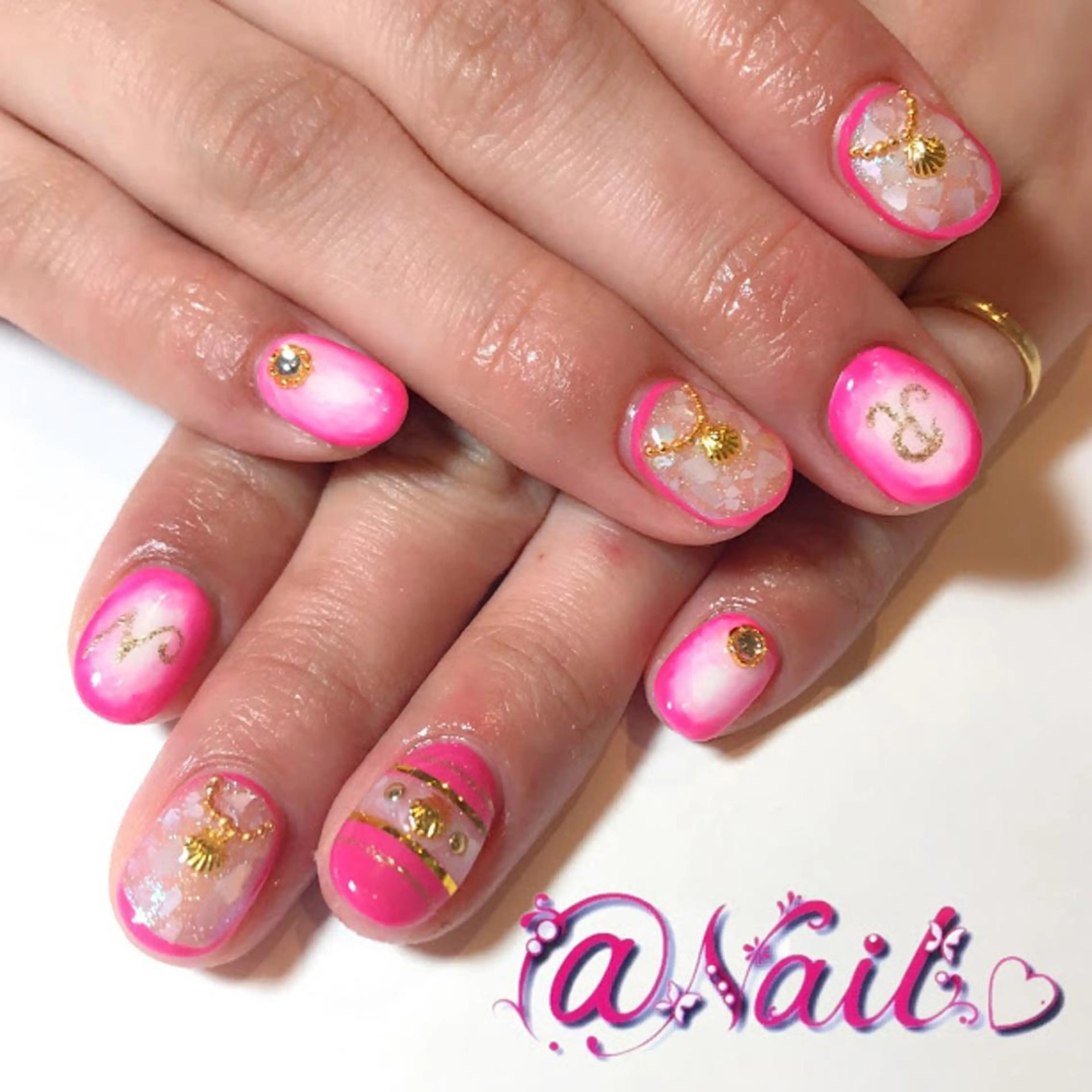 ネイル 小尾 栞のネイルデザイン