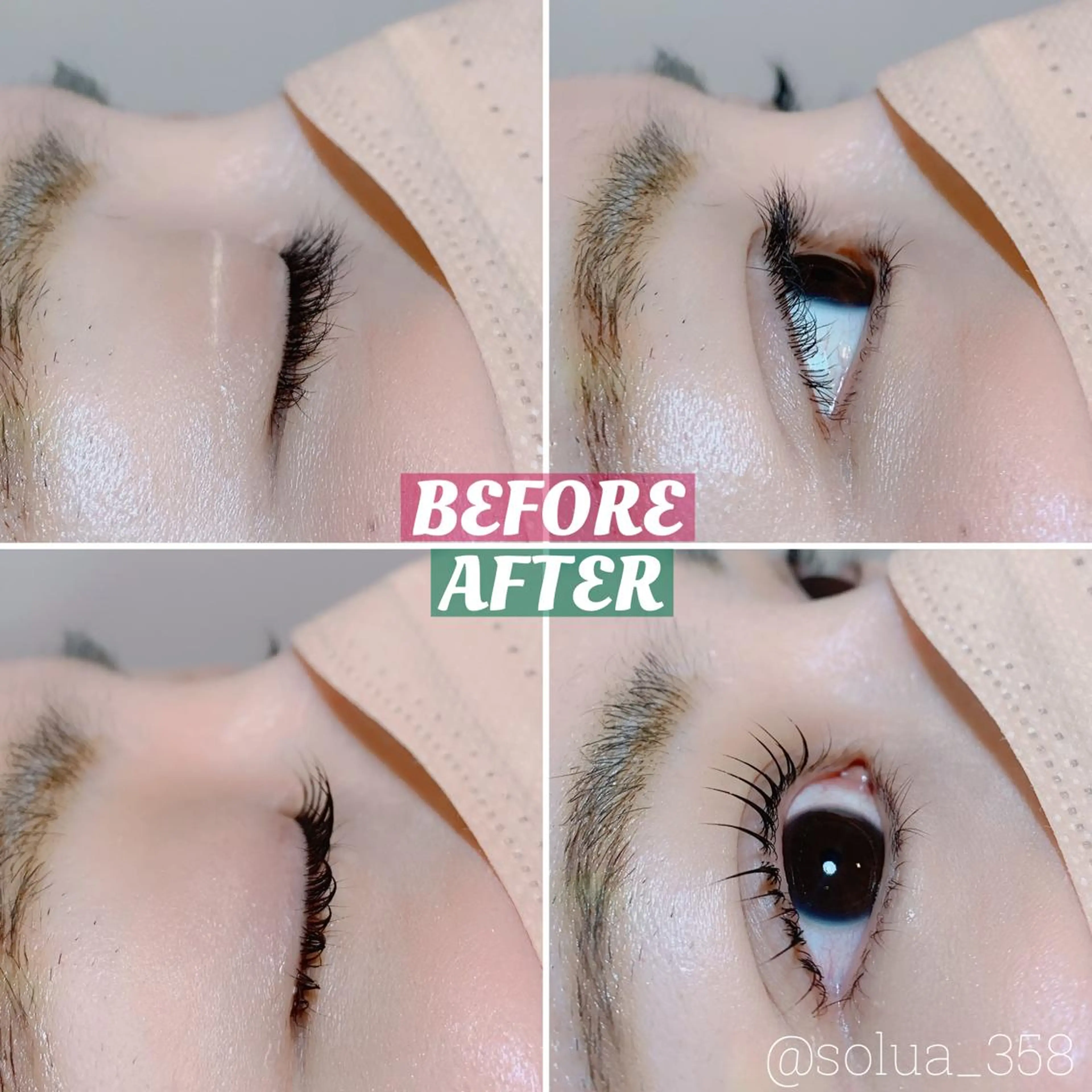 マツエク・マツパ まつげパーマ マツパ solua Ayamiのマツエク・マツパデザイン