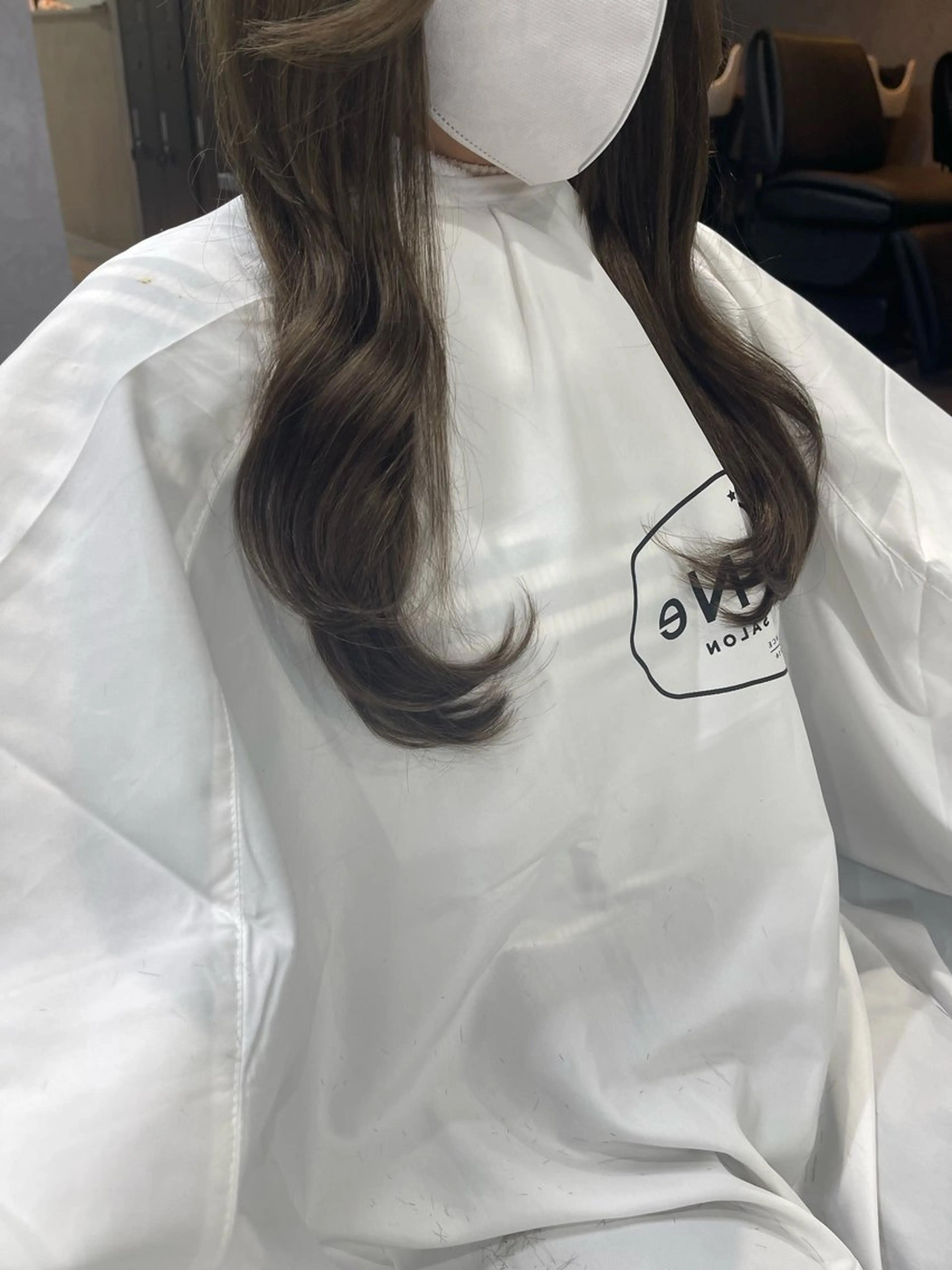 ロング アッシュ 韓国風ヘア ロング Fi-Ne原宿/プル エク指名No.1そらのヘアスタイル
