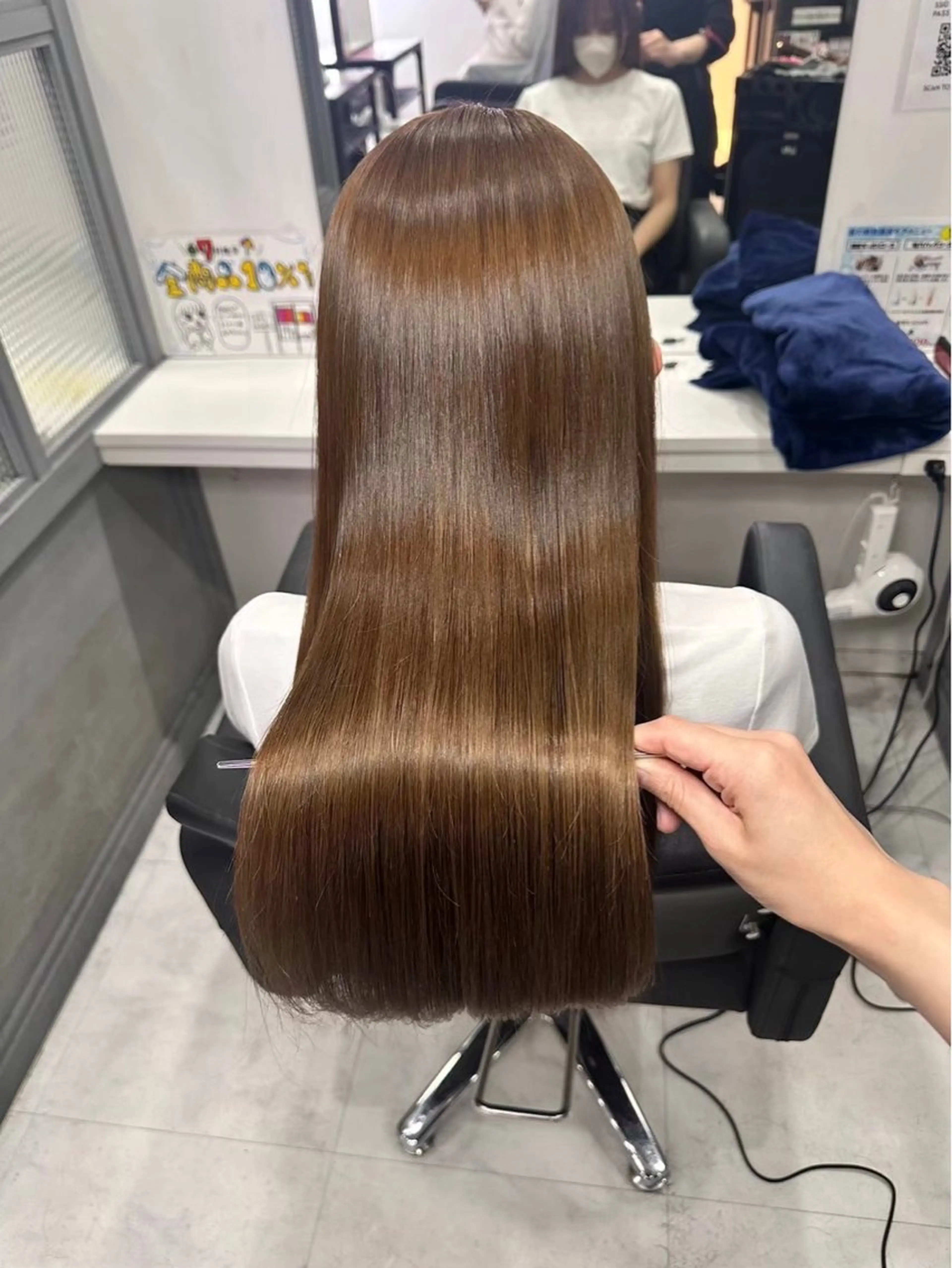 ロング カラー 髪質改善 艶髪カラー エクステ かいり✂️のヘアスタイル