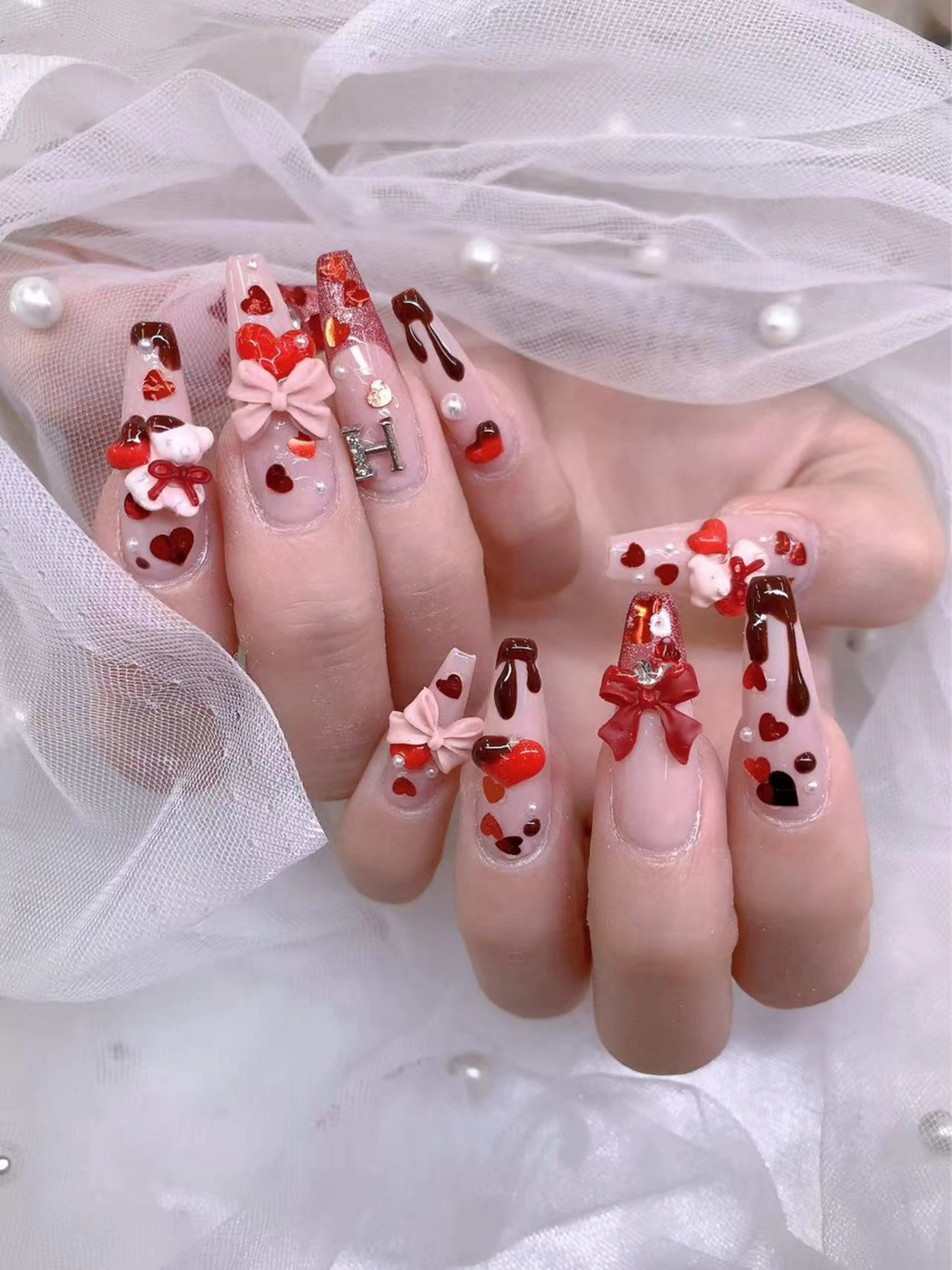 ネイル U・mi nail salon【長さ出し/パラジェル/持ち込み/定額ネイル/学割U24】所属・Uminail ゆうゆうのネイルデザイン