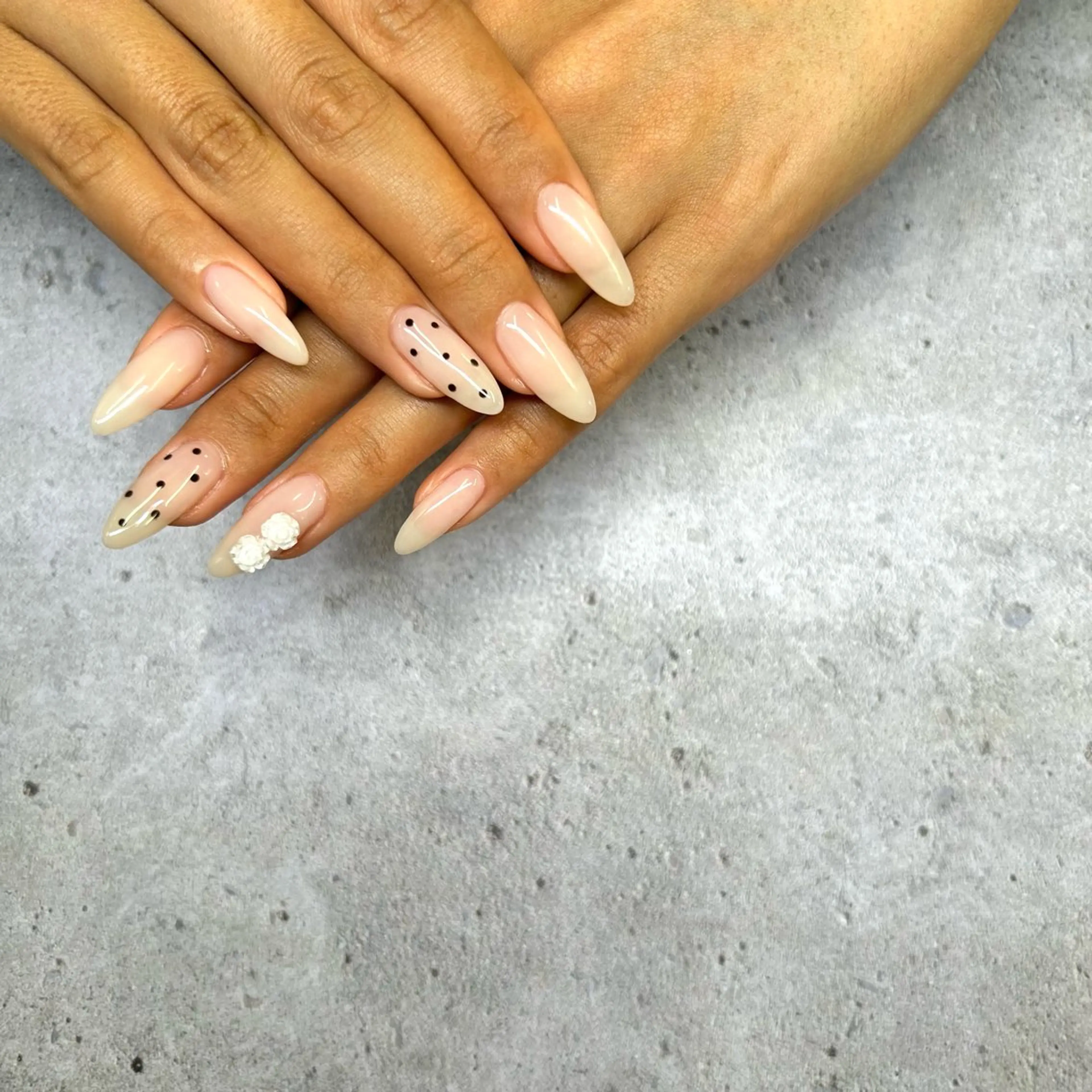 【美フォルム】オフ&ケア込み☆シンプルデザインコース￥7500→¥7000【オフなし】リピーター様▷▶︎▷【¥7500】の写真