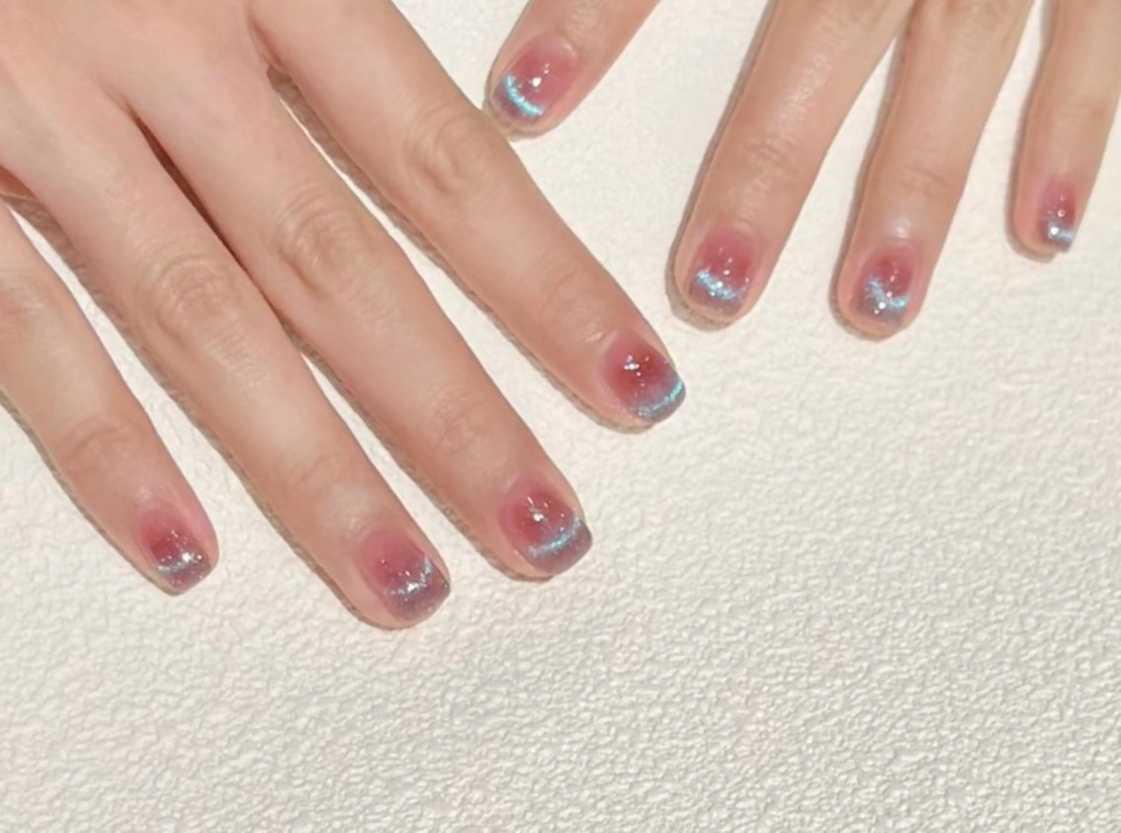 ネイル アートネイル チークネイル マグネットネイル ワンホンネイル ToliyDeliy Nail Salonのネイルデザイン