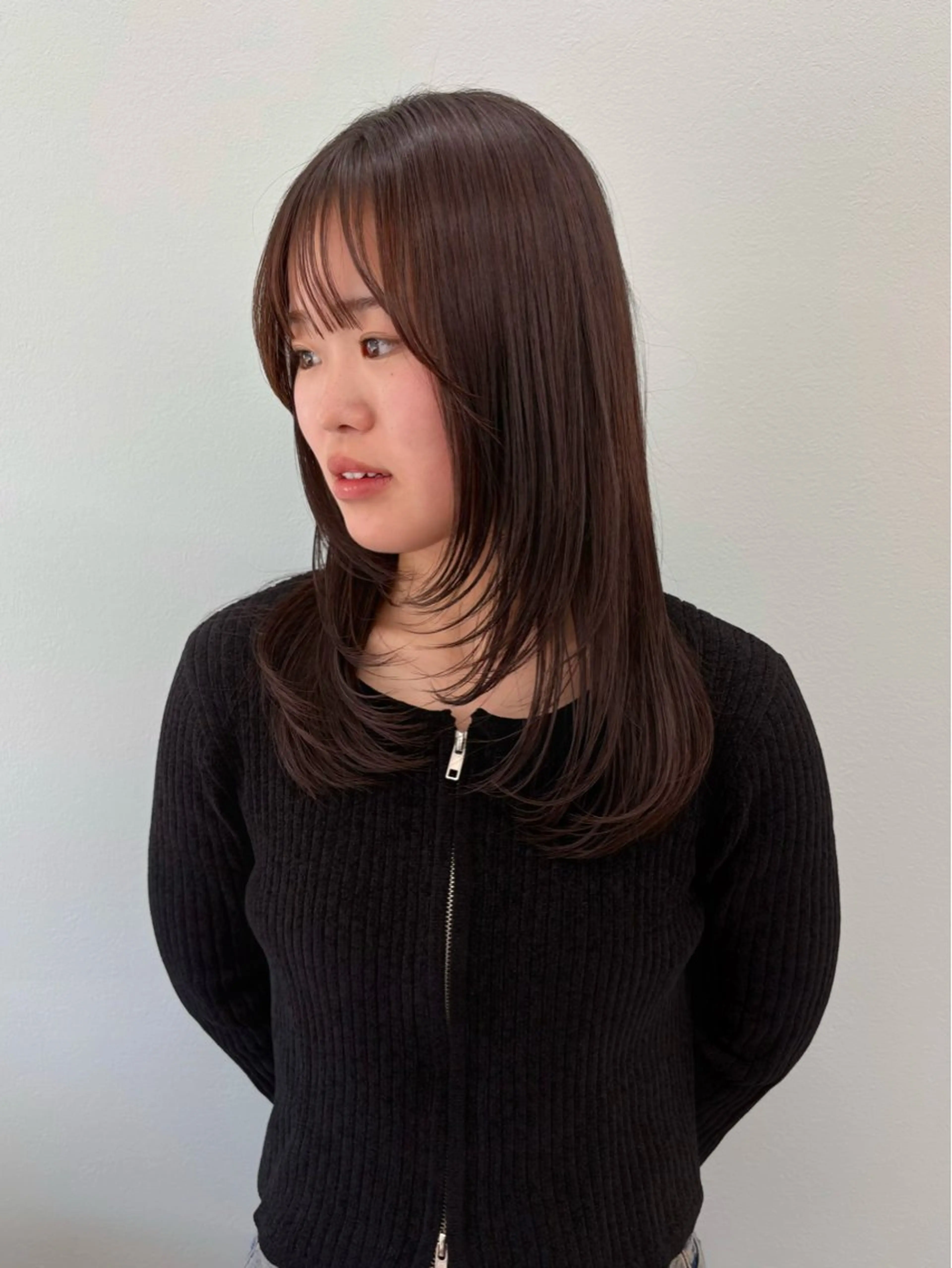 セミロング レイヤーカット レイヤー/髪質改善 🫧小町 紗耶華のヘアスタイル