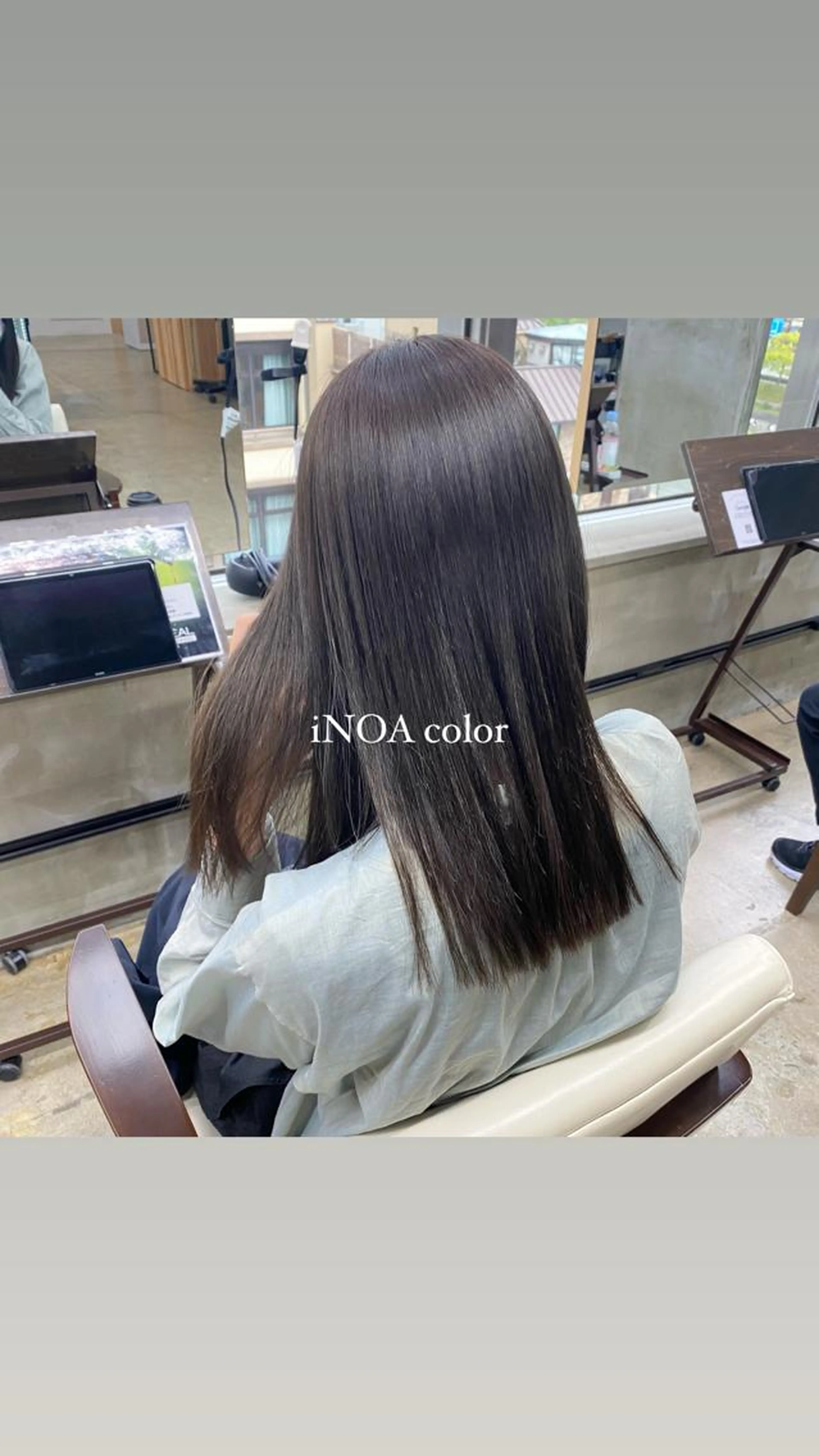 iNOAカラー【ダメージレスで艶々に♪約60%がオイルでカラー剤独特のツンとした匂いもありません❗️】の写真
