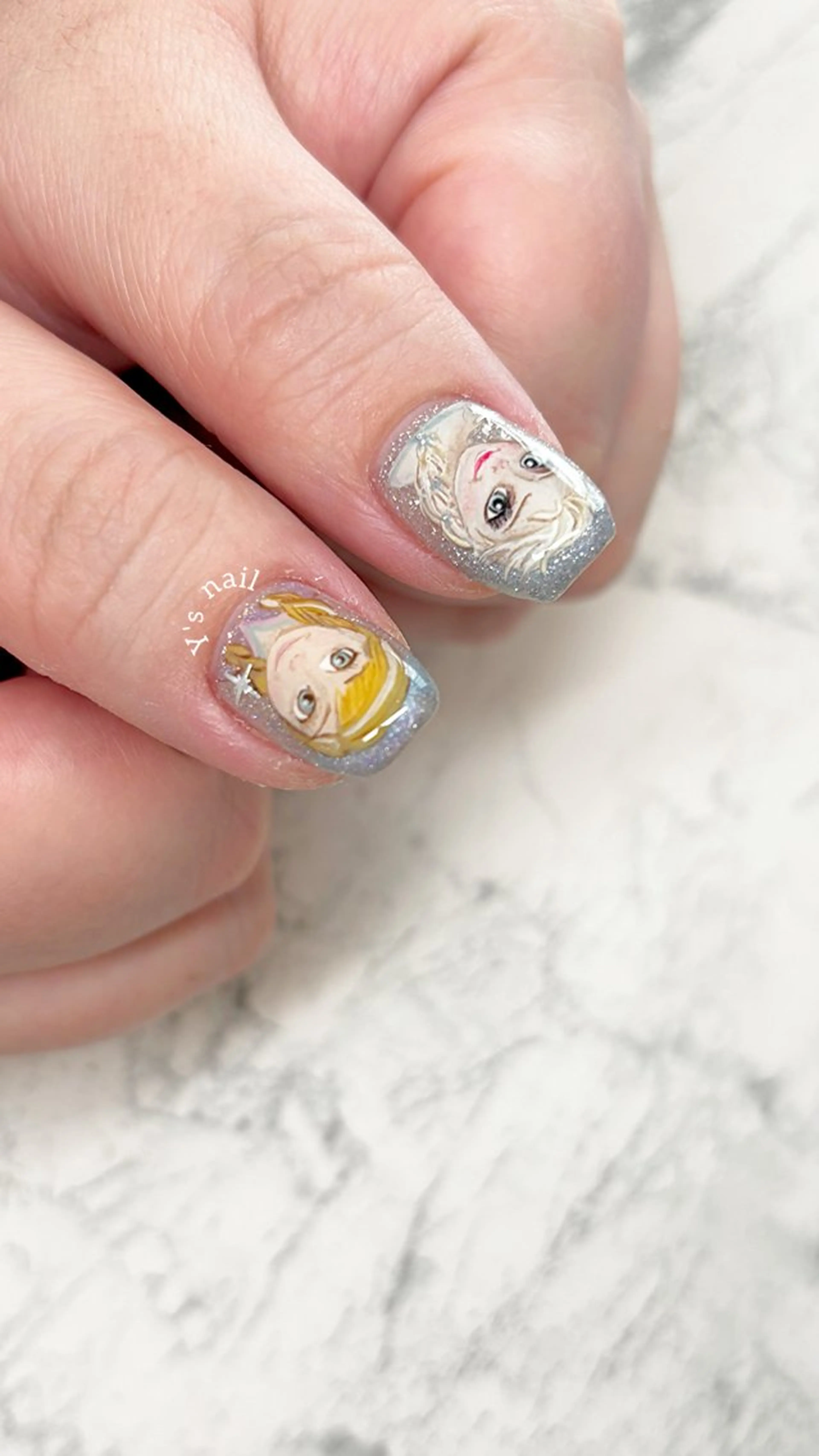 ネイル アートネイル 手書きが得意🖌️ Y’s  nailのネイルデザイン
