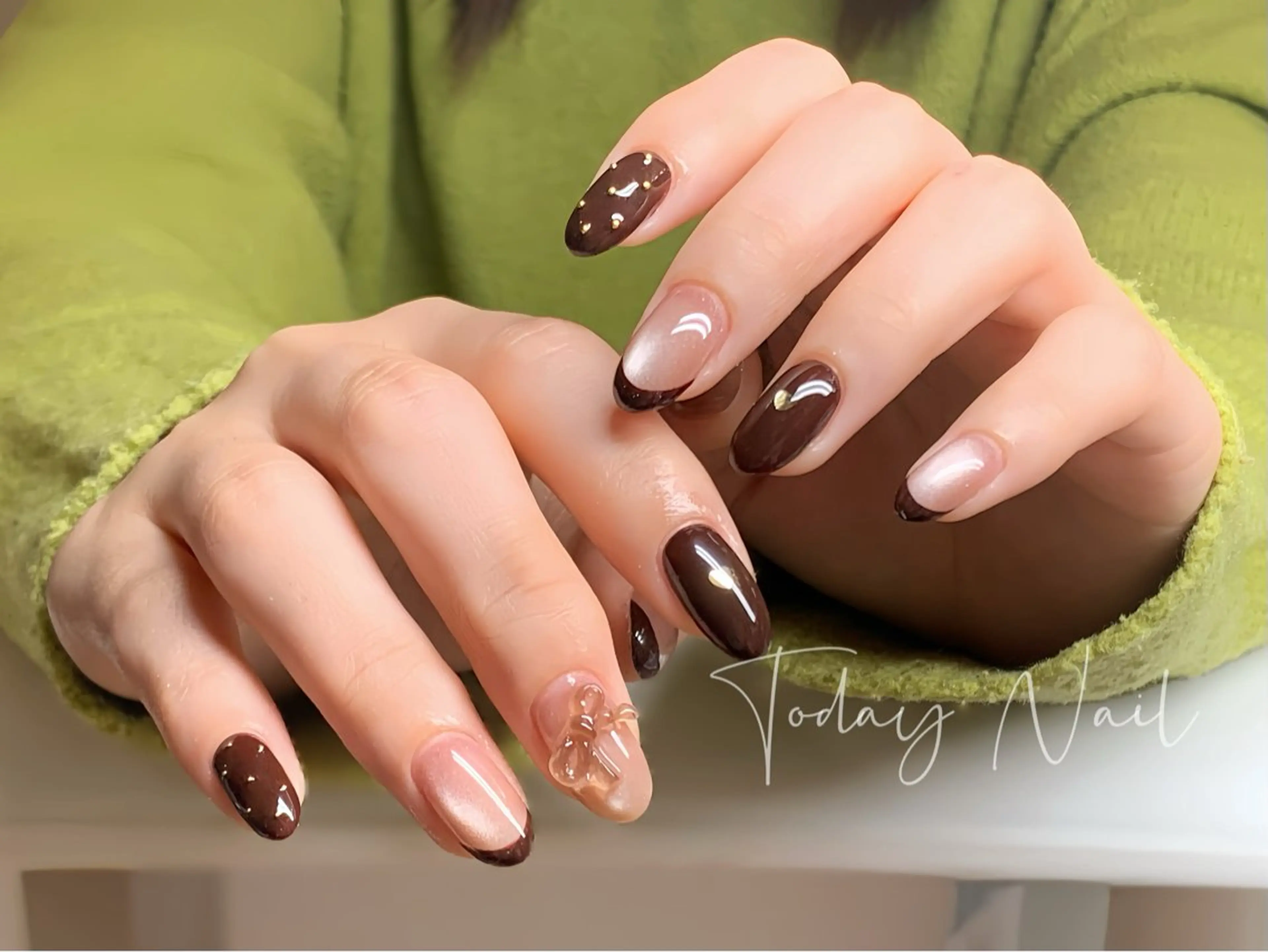 ネイル アートネイル シンプルネイル ハンドネイル Today ゆきのネイルデザイン
